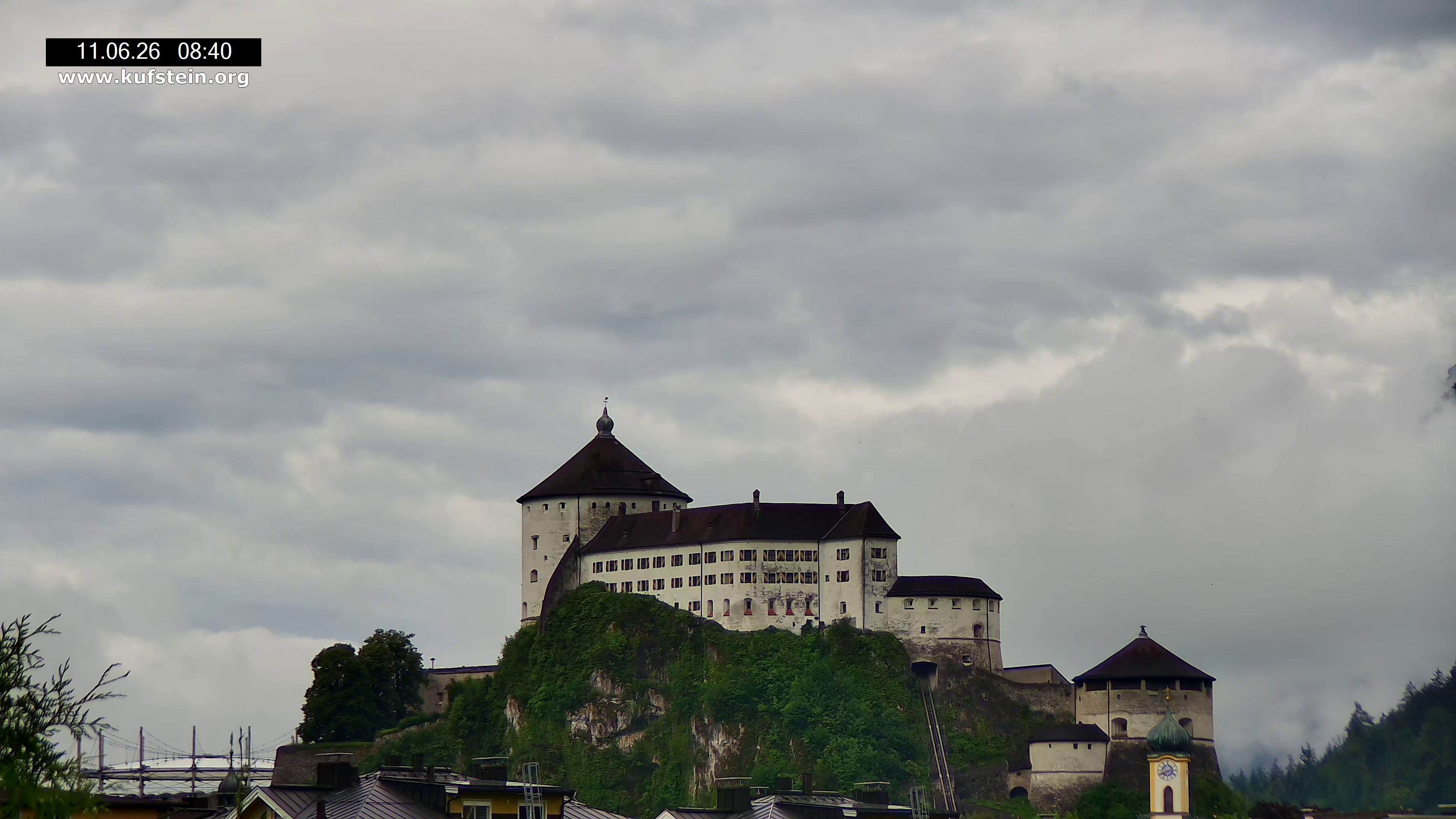 Archived image Webcam Kufstein Fortress