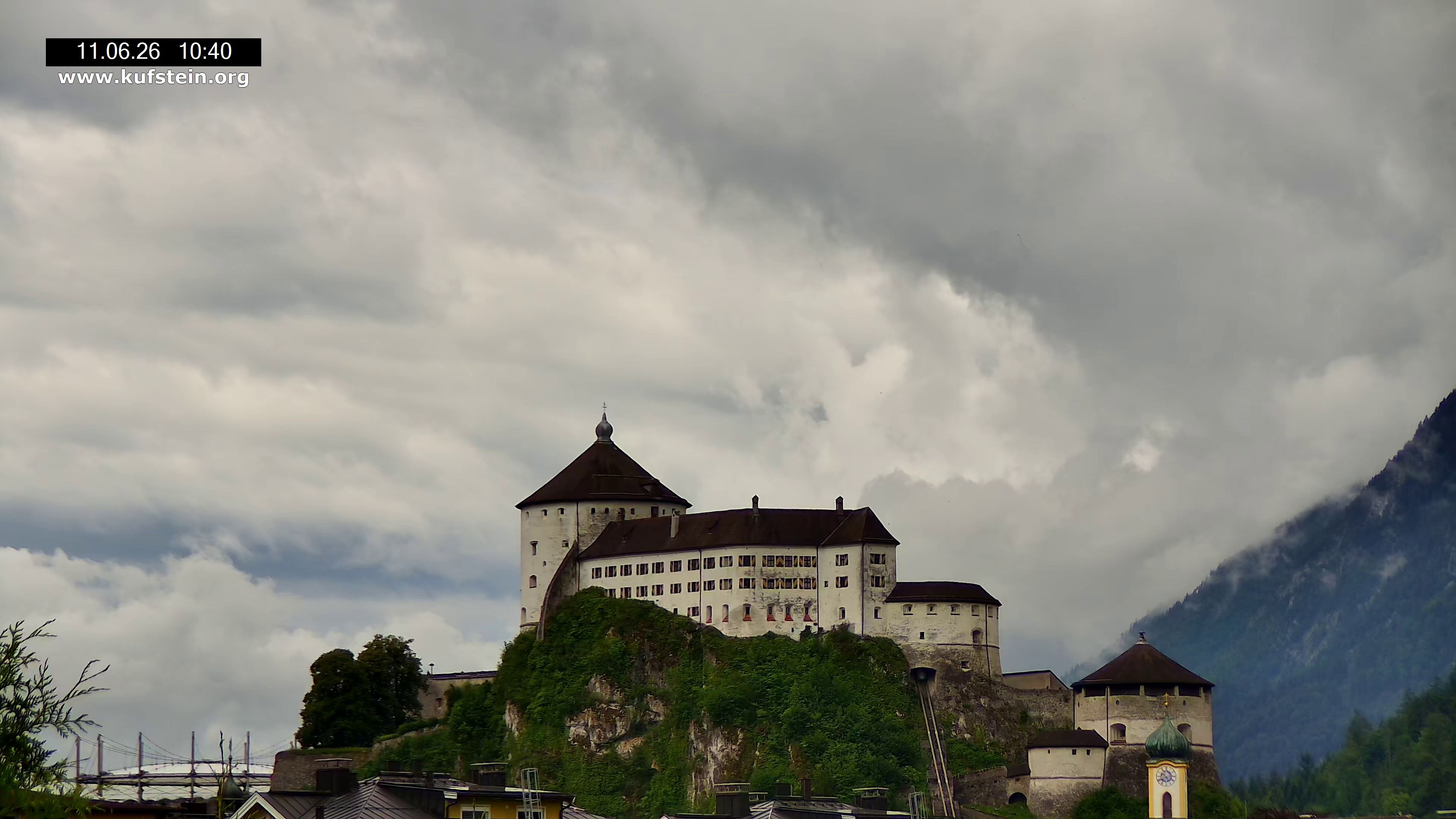 Archived image Webcam Kufstein Fortress