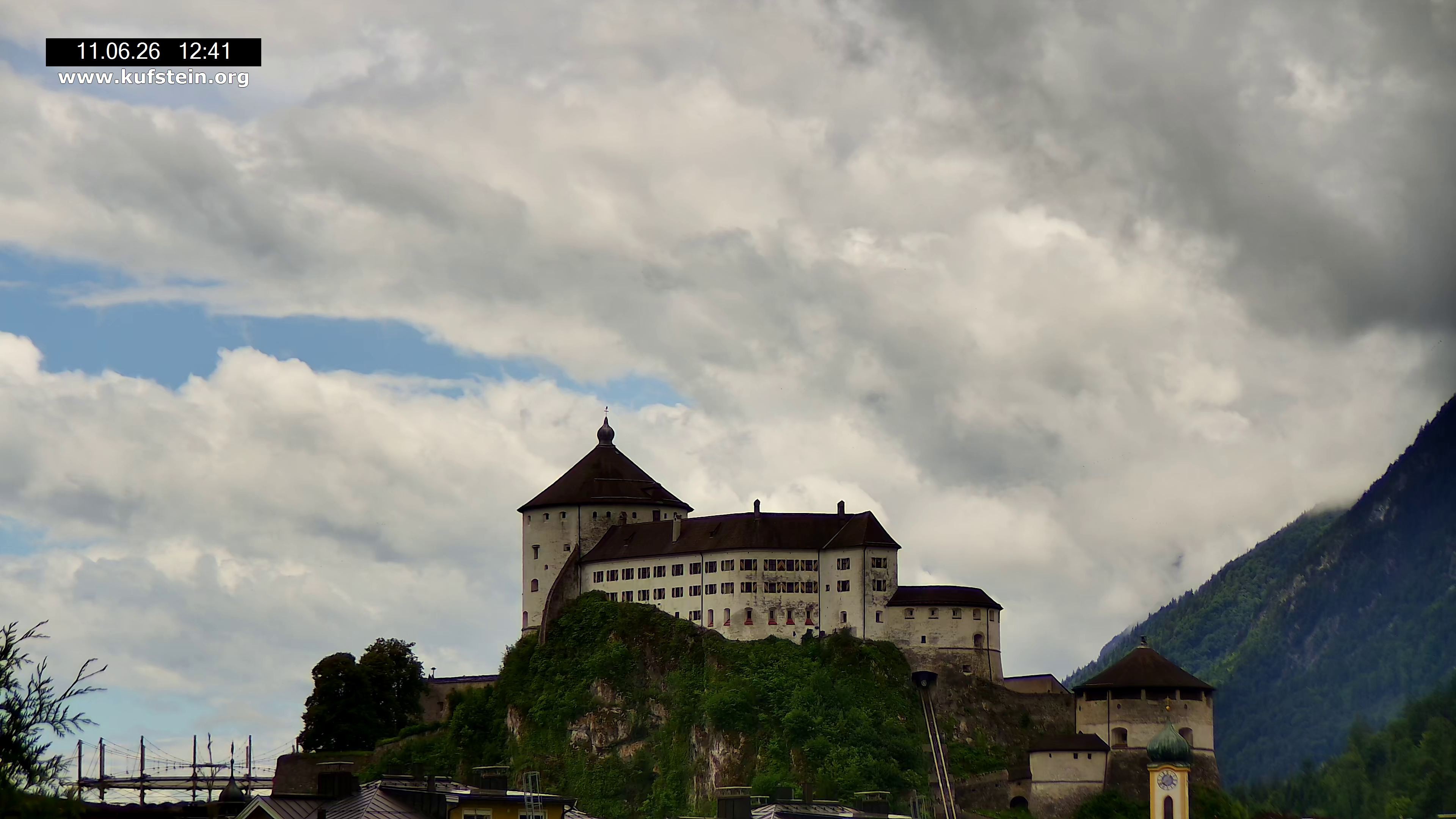 Archived image Webcam Kufstein Fortress