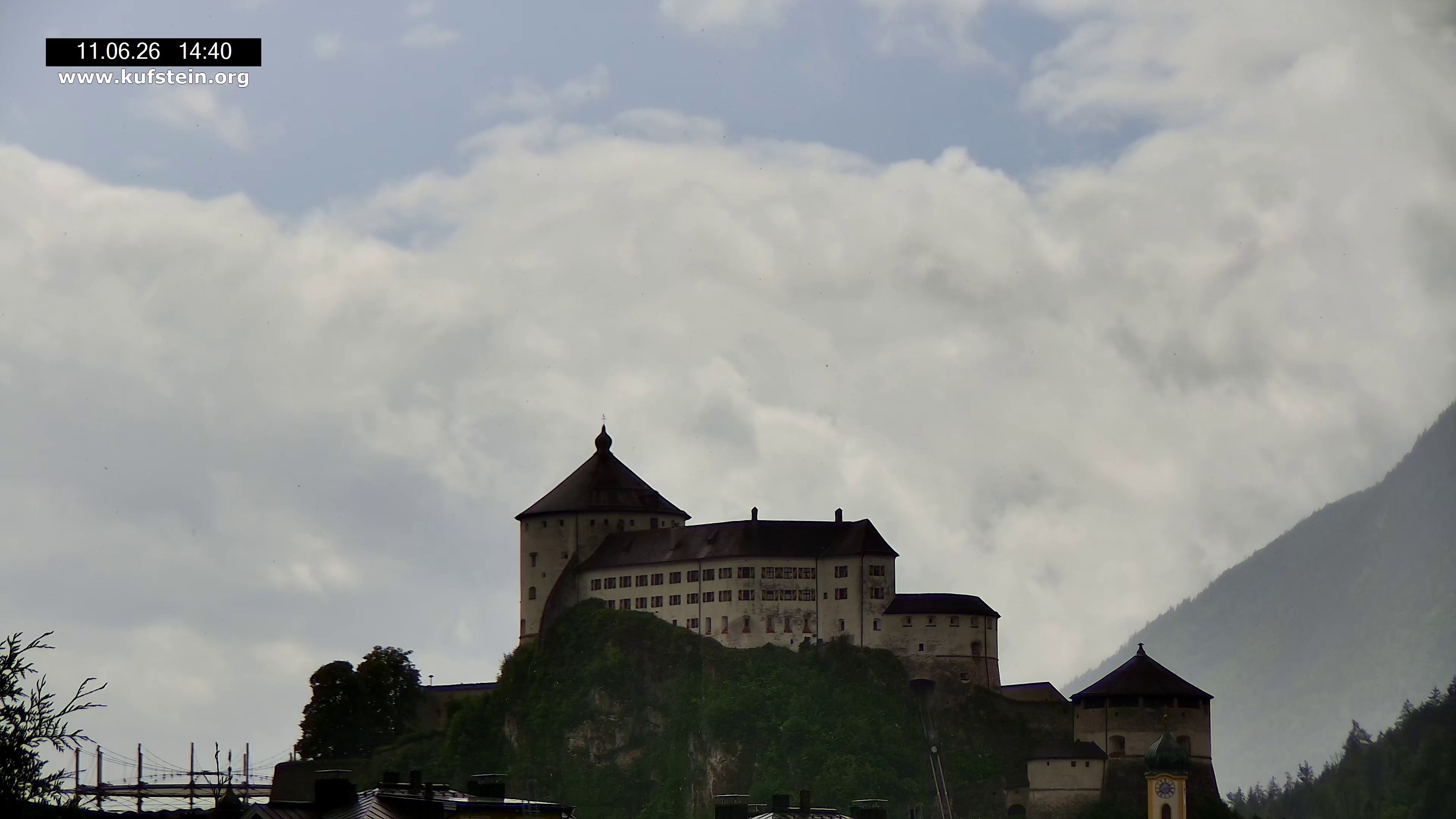 Archived image Webcam Kufstein Fortress