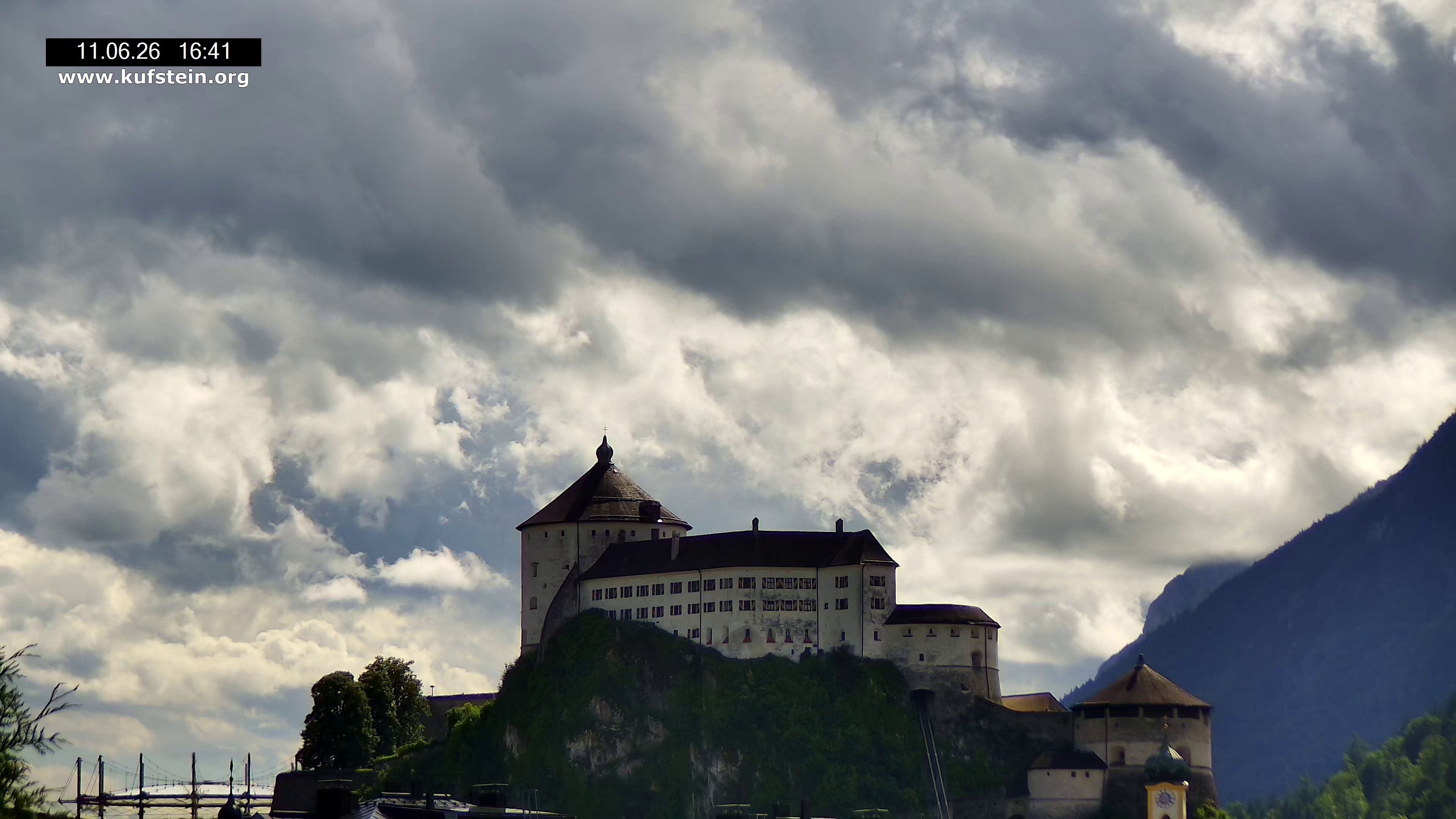 Archived image Webcam Kufstein Fortress