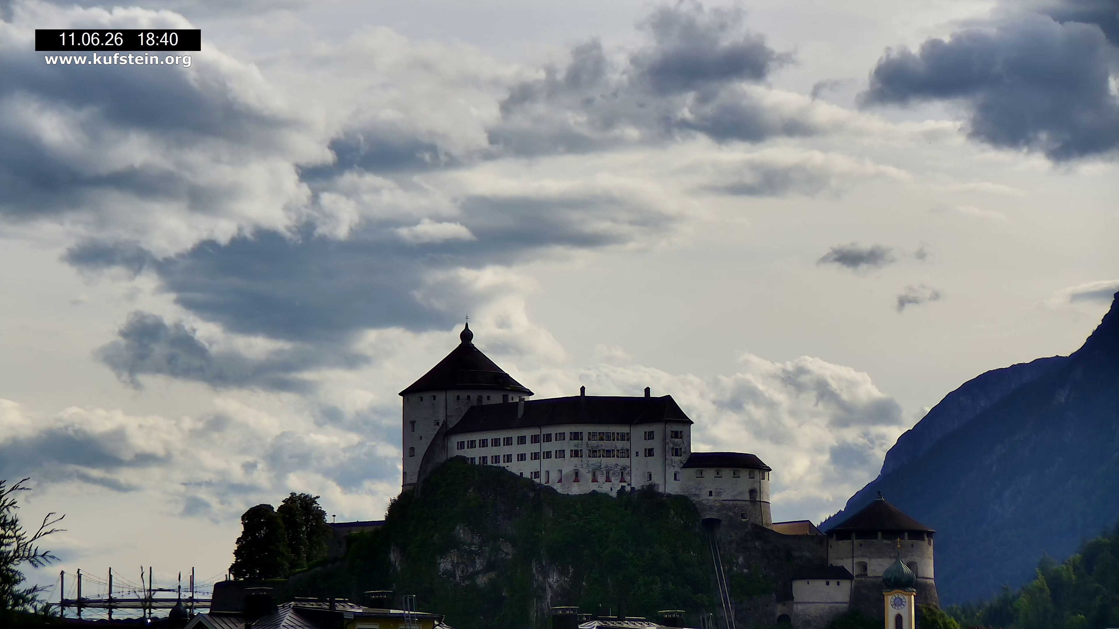 Archived image Webcam Kufstein Fortress