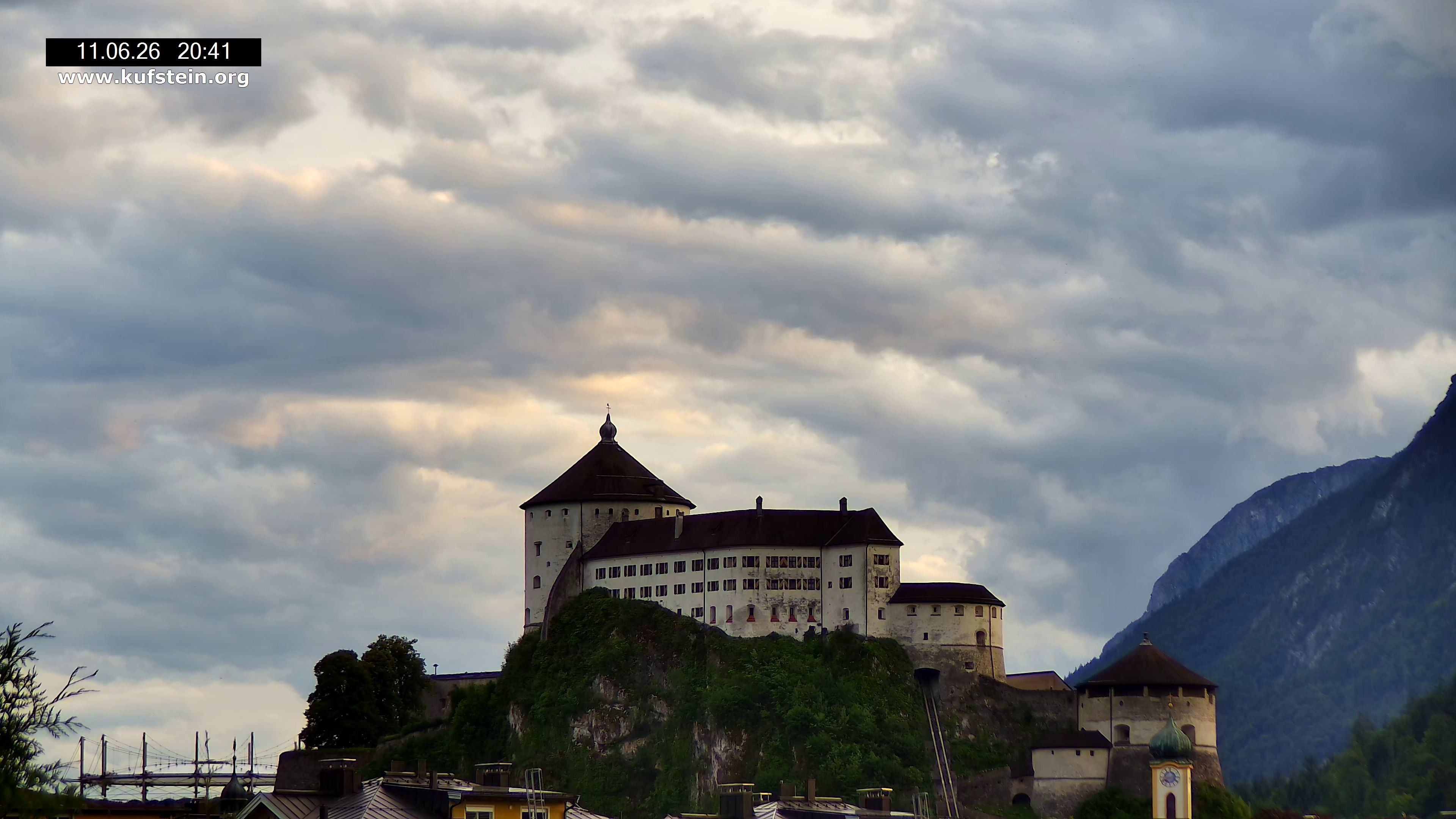 Archived image Webcam Kufstein Fortress