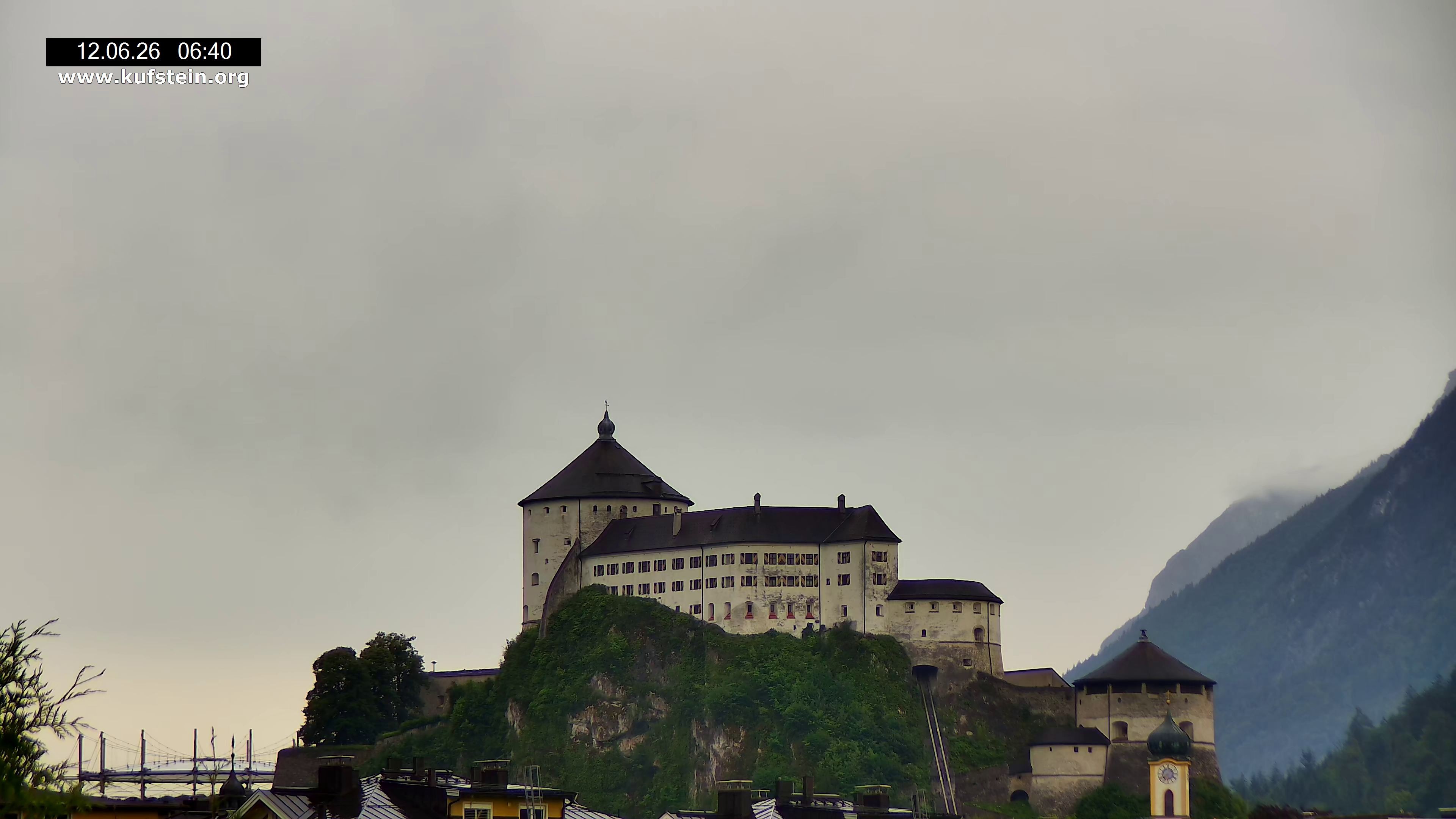 Archived image Webcam Kufstein Fortress