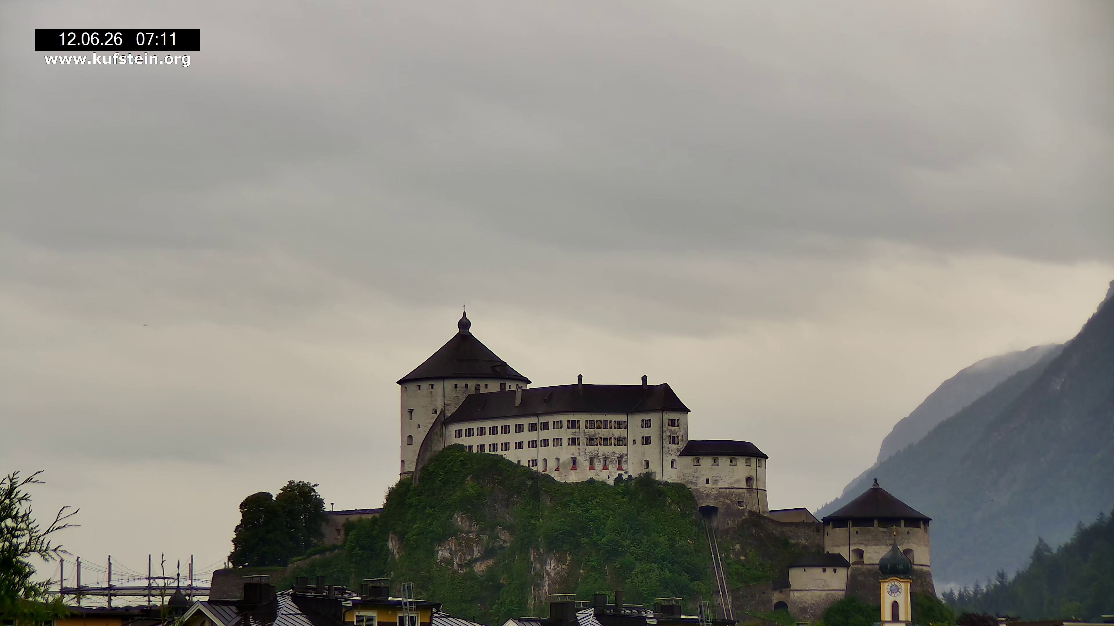 Archived image Webcam Kufstein Fortress