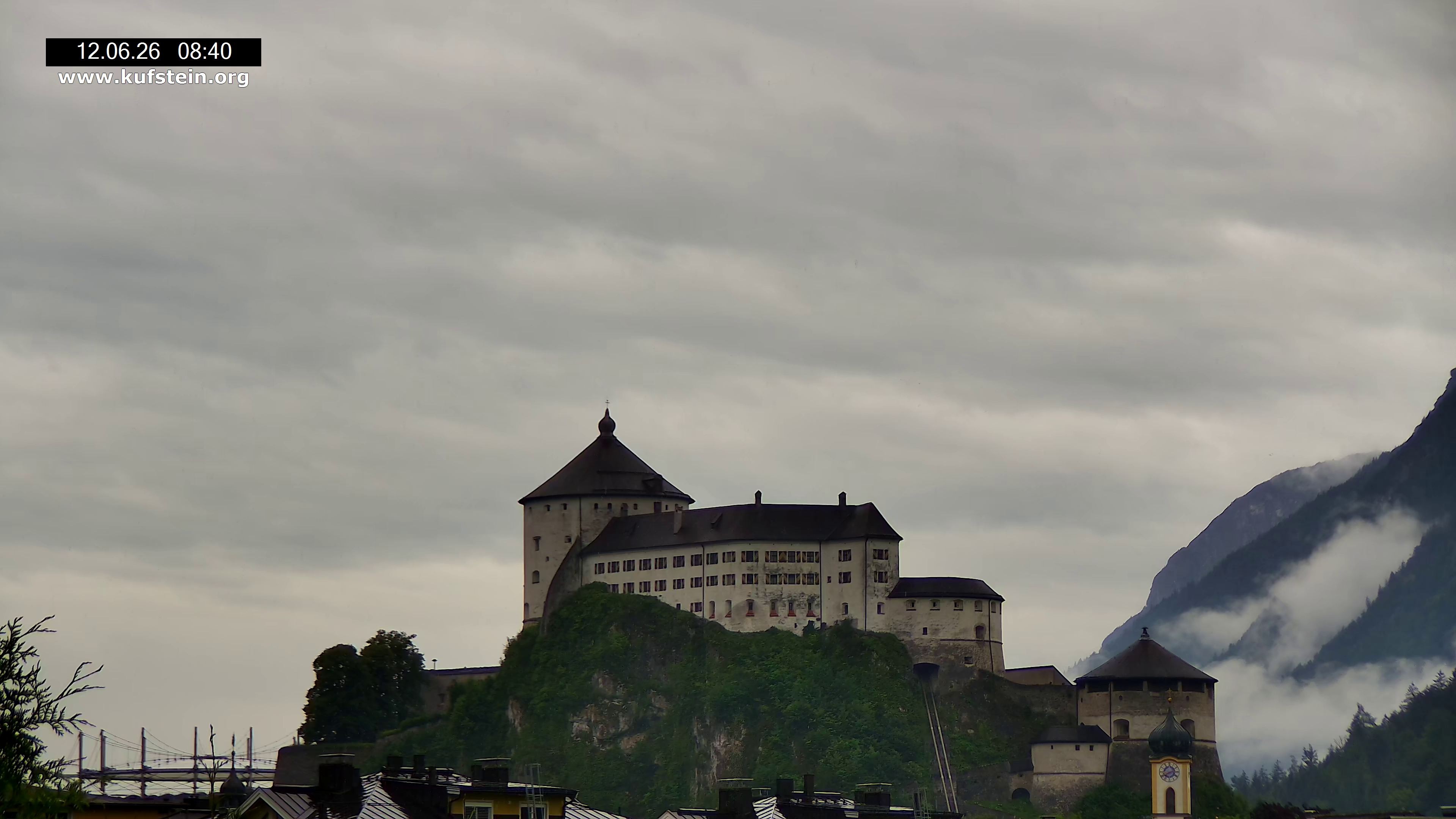 Archived image Webcam Kufstein Fortress