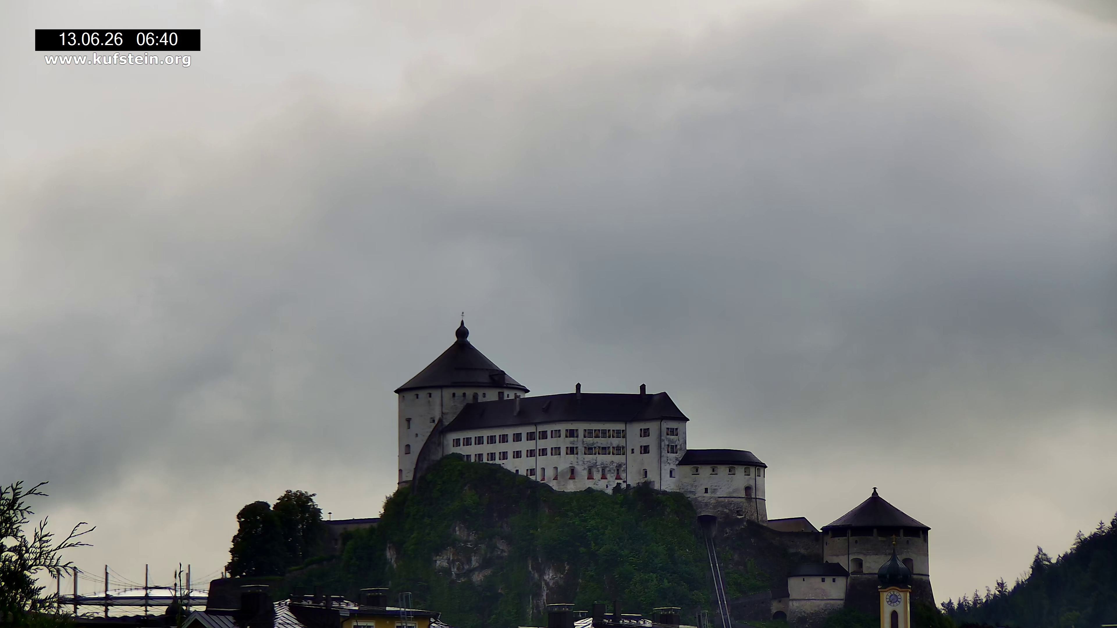 Archived image Webcam Kufstein Fortress