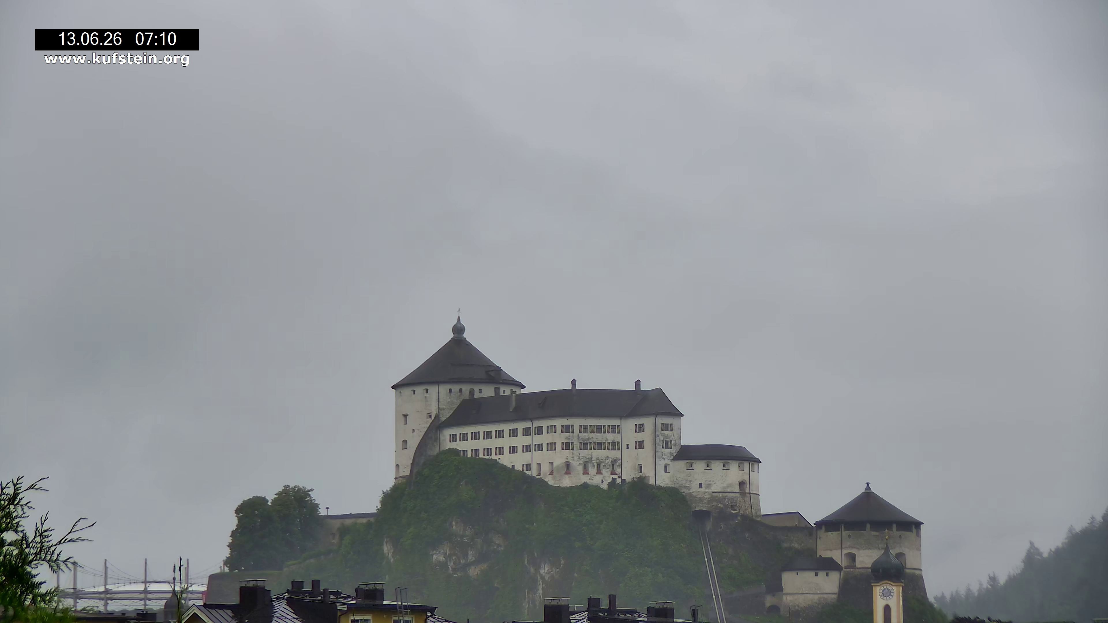 Archived image Webcam Kufstein Fortress