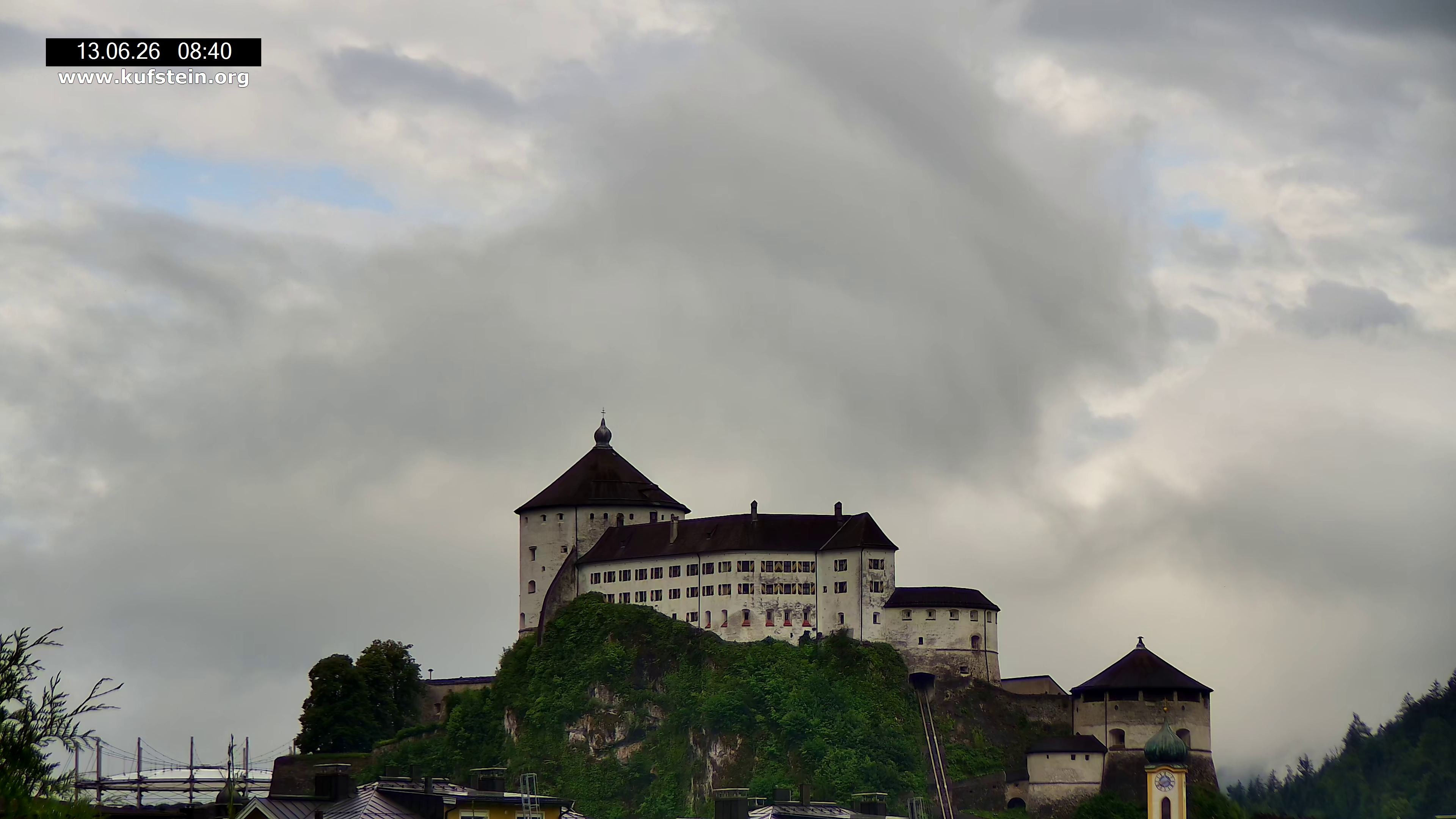 Archived image Webcam Kufstein Fortress