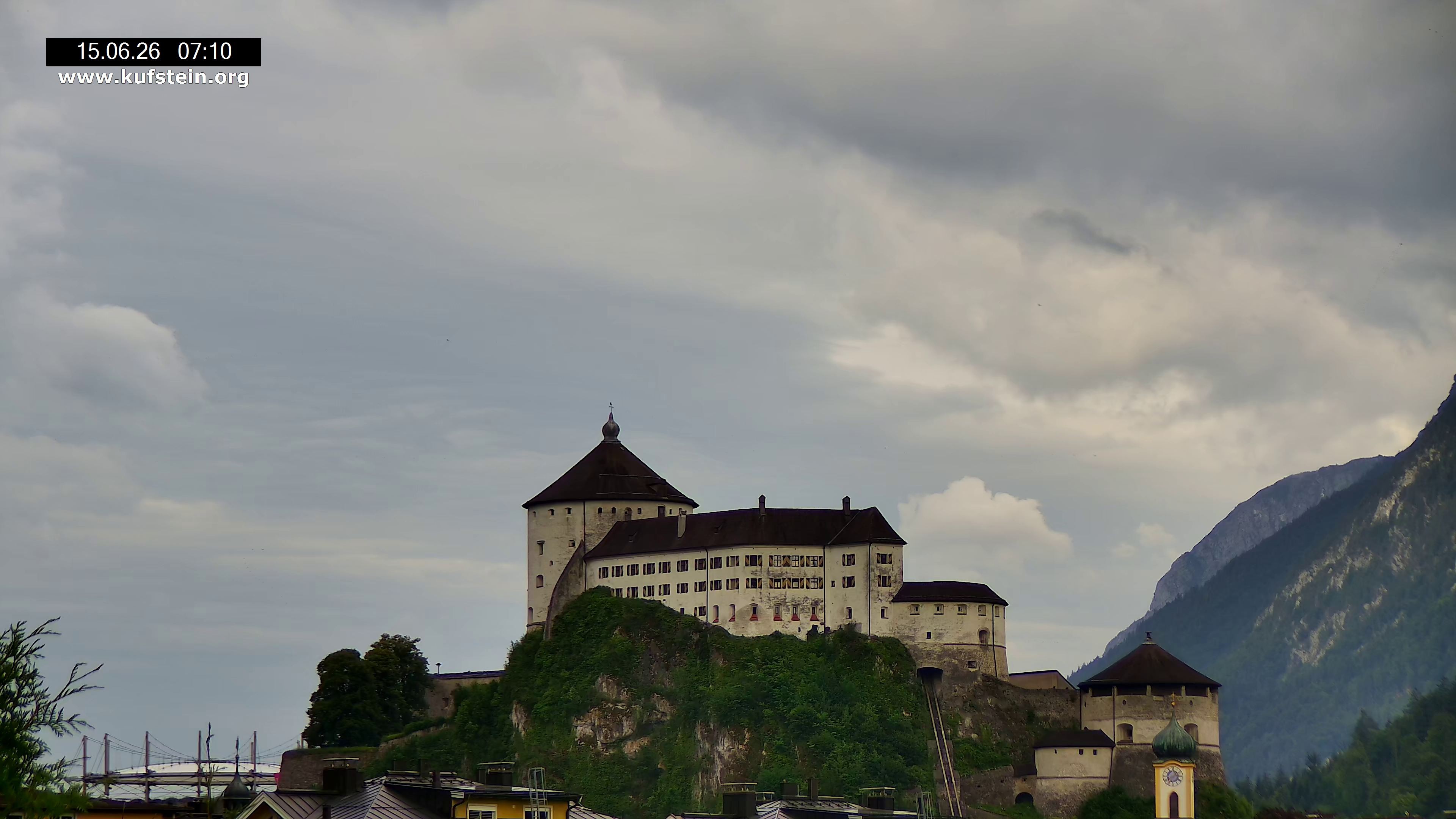 Archived image Webcam Kufstein Fortress