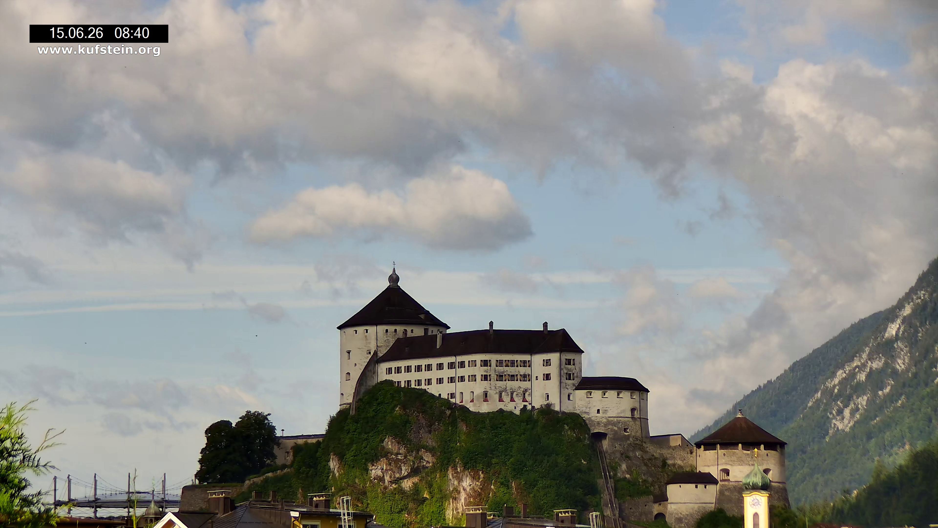 Archived image Webcam Kufstein Fortress