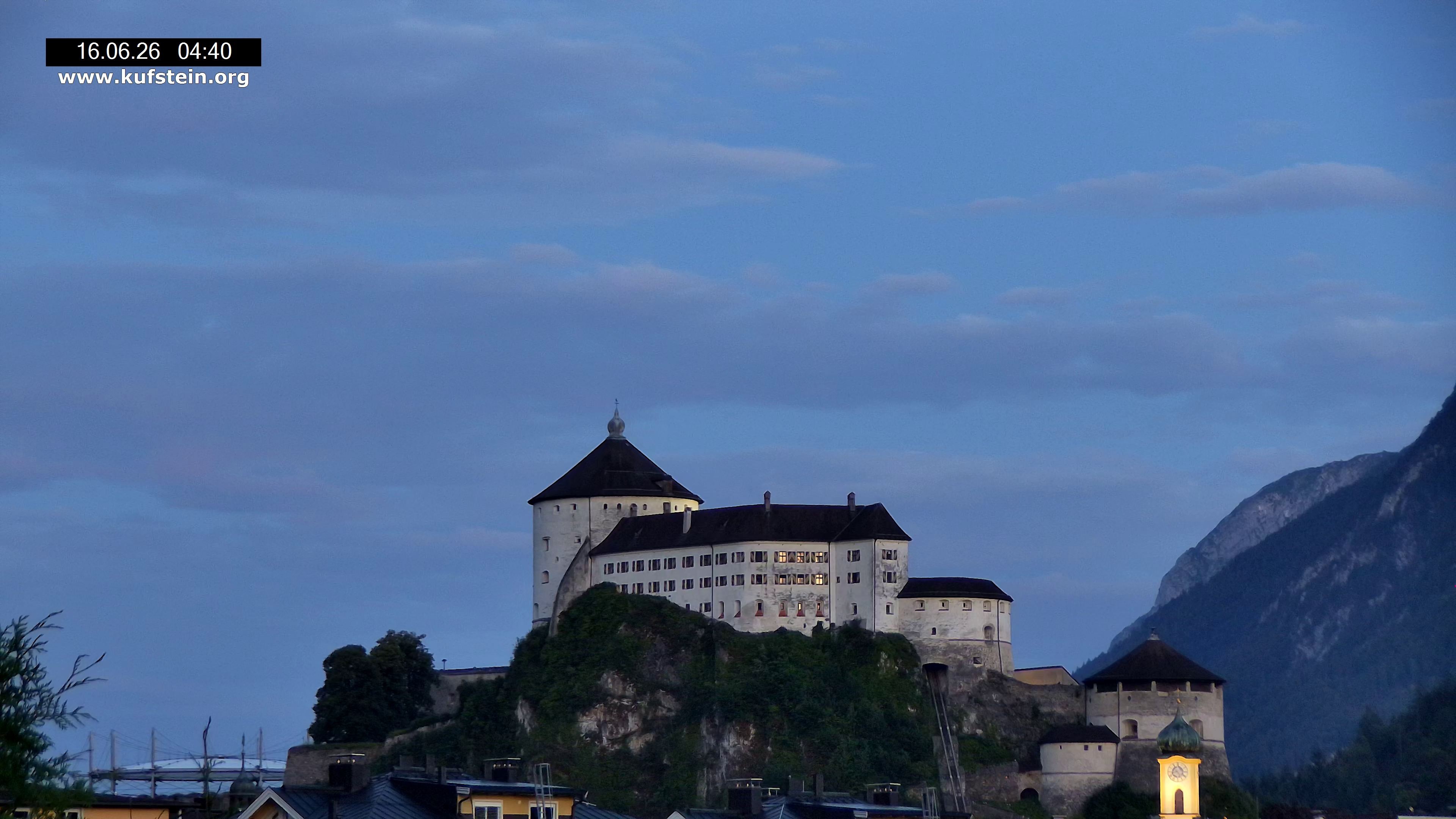 Archiv Foto Webcam Festung Kufstein