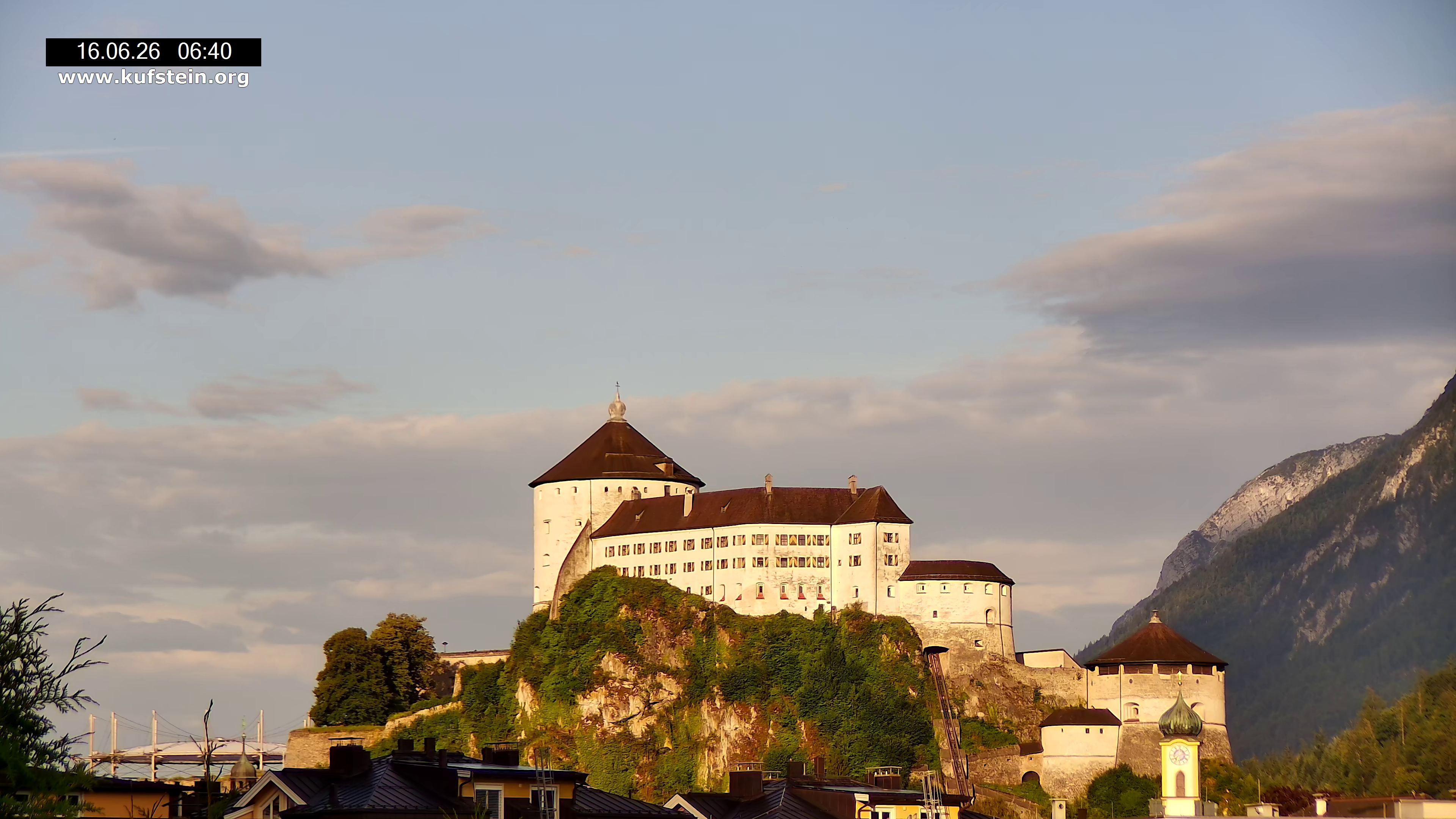 Archiv Foto Webcam Festung Kufstein
