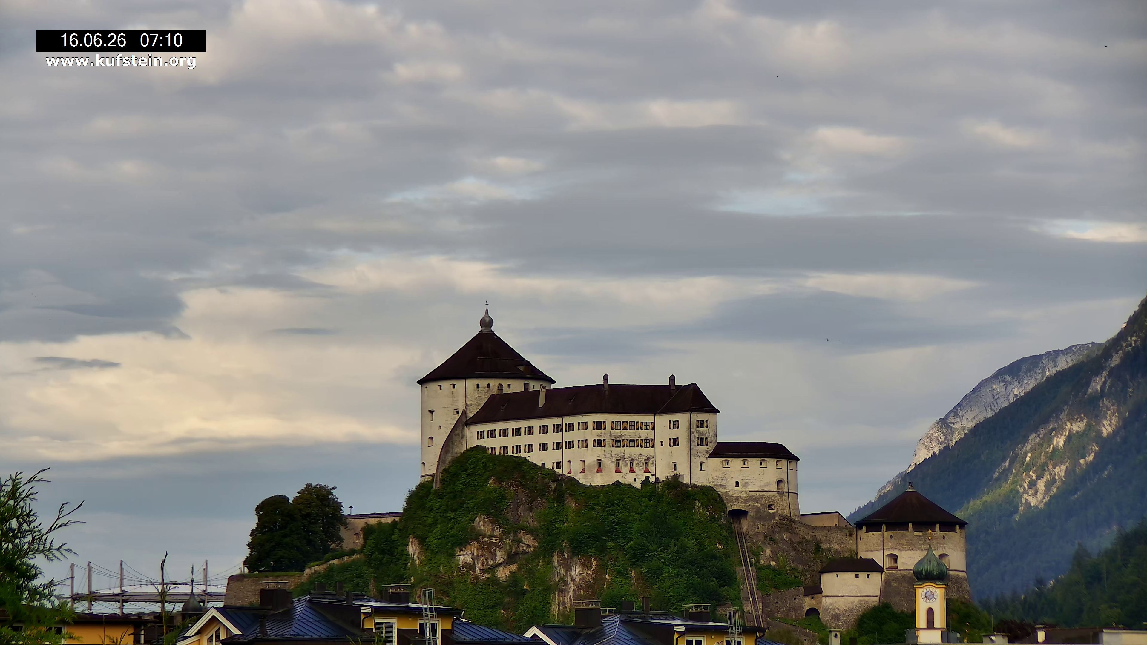 Archiv Foto Webcam Festung Kufstein