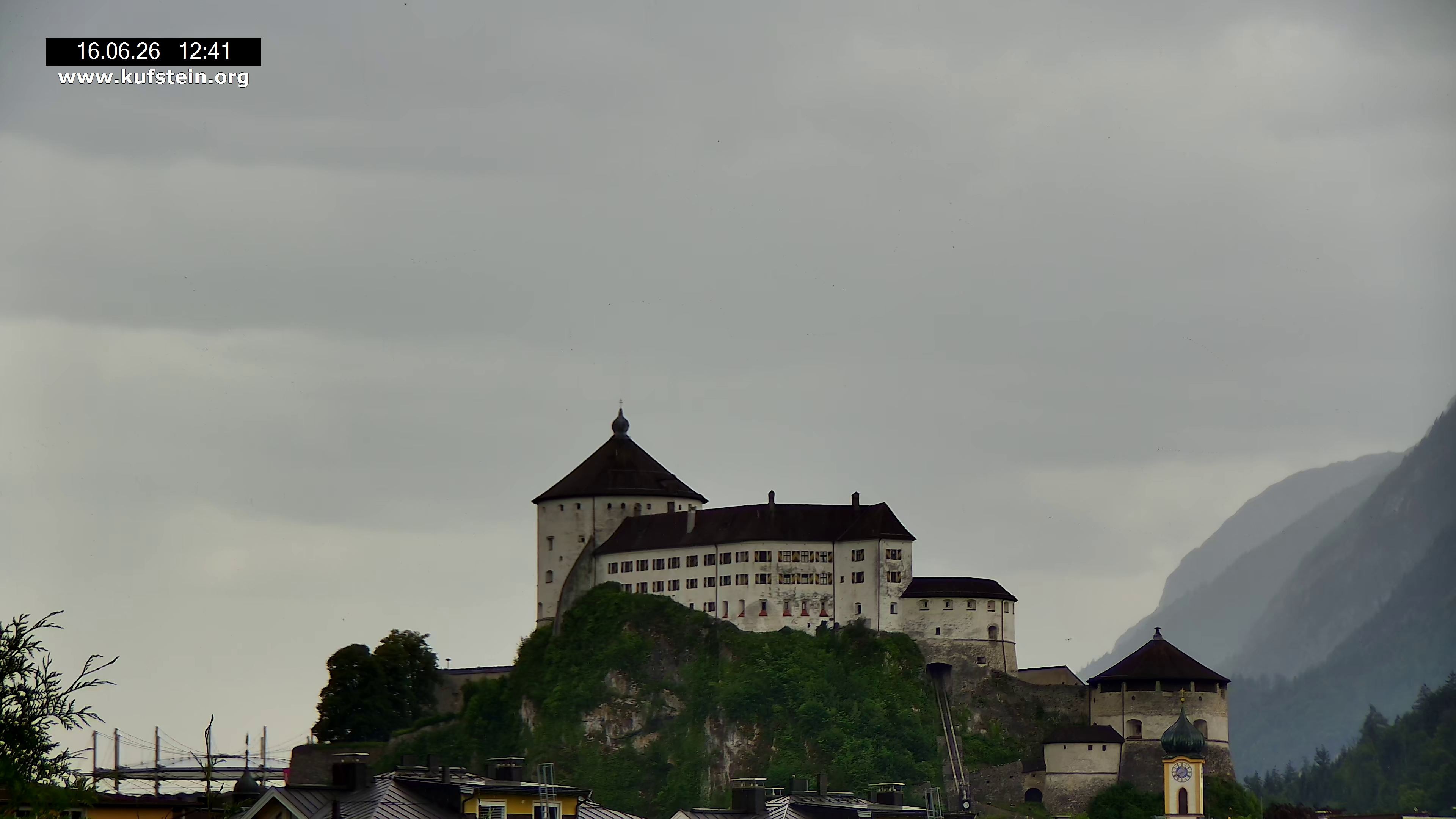 Archiv Foto Webcam Festung Kufstein