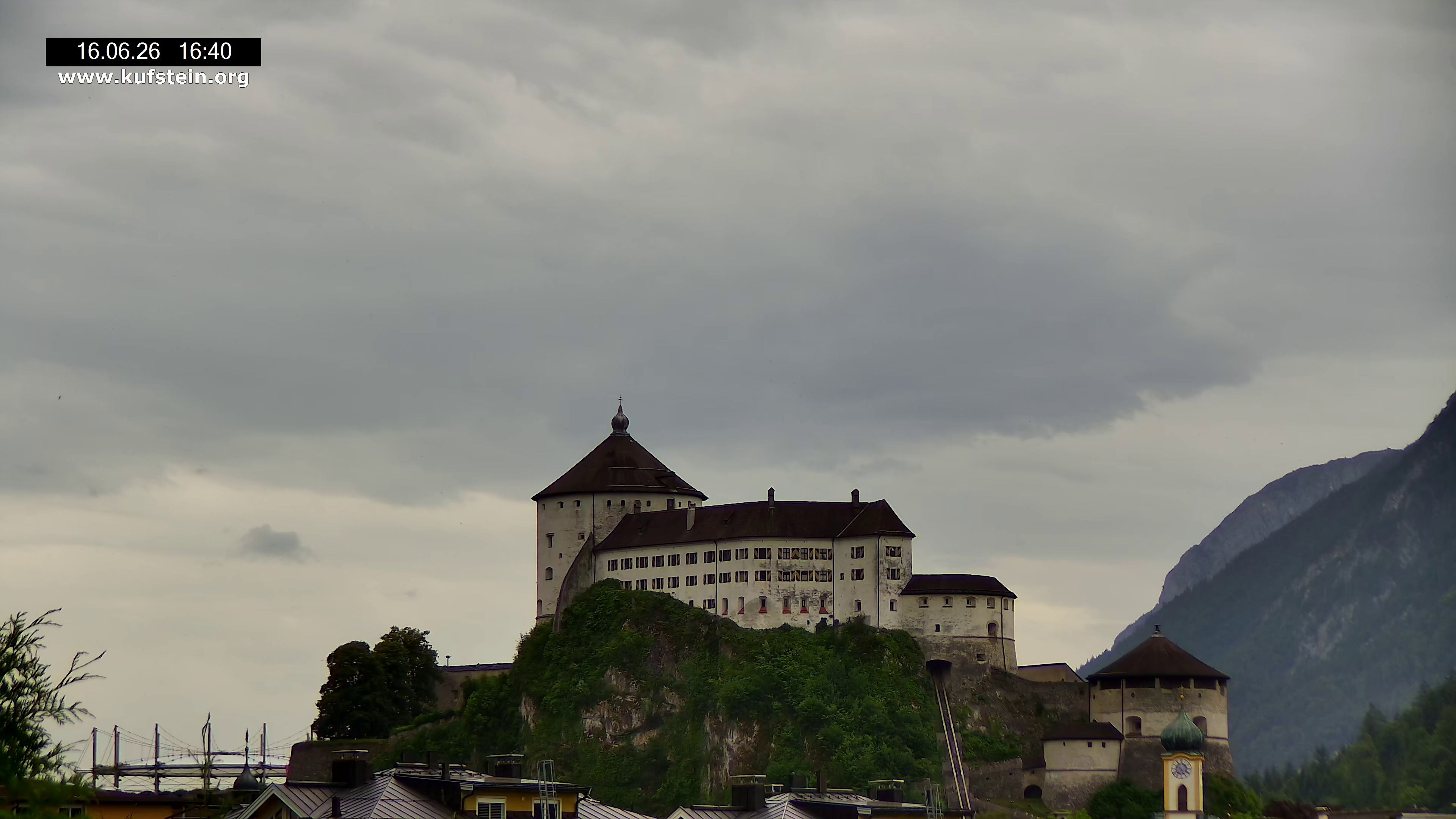 Archiv Foto Webcam Festung Kufstein