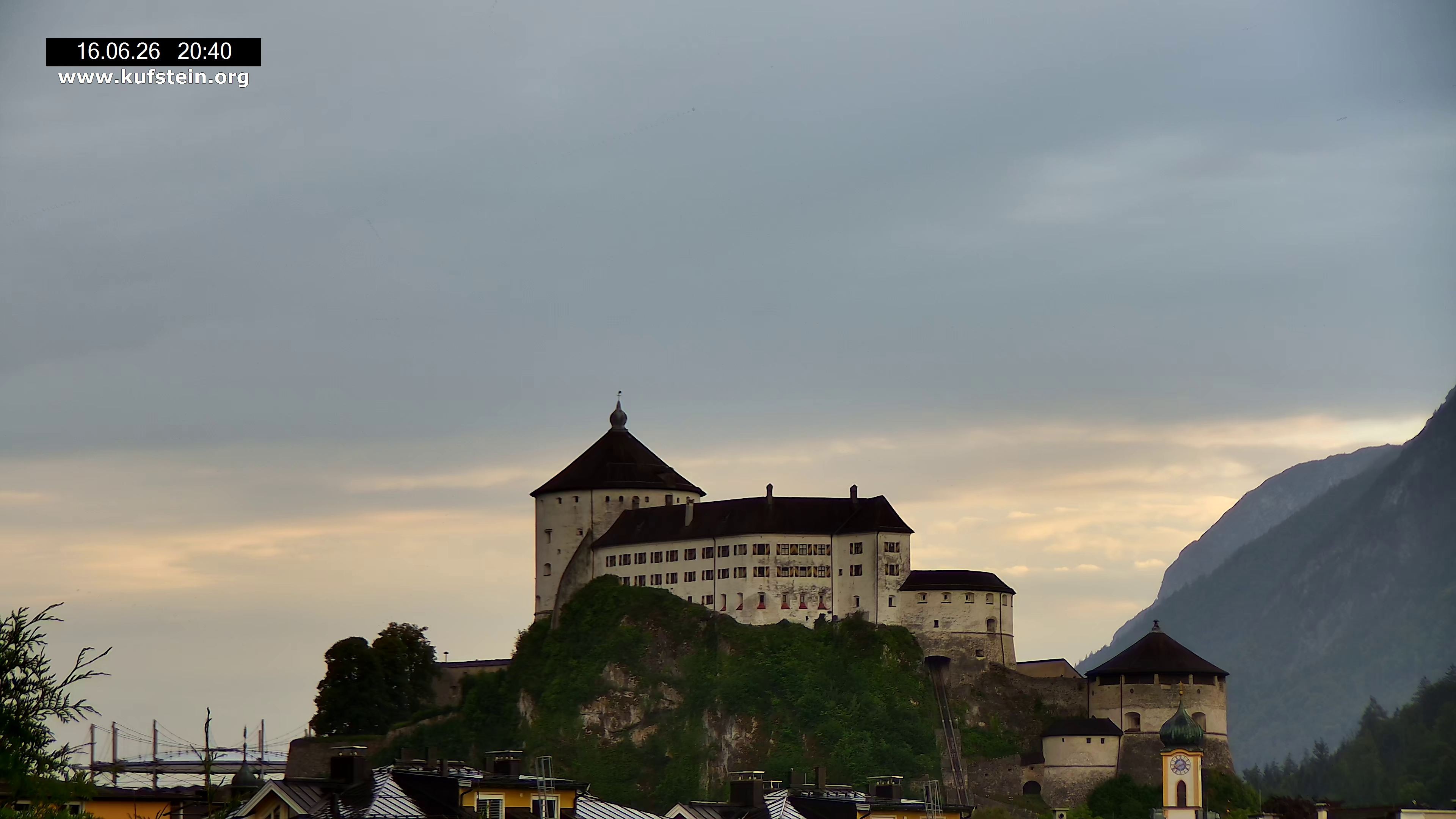 Archiv Foto Webcam Festung Kufstein