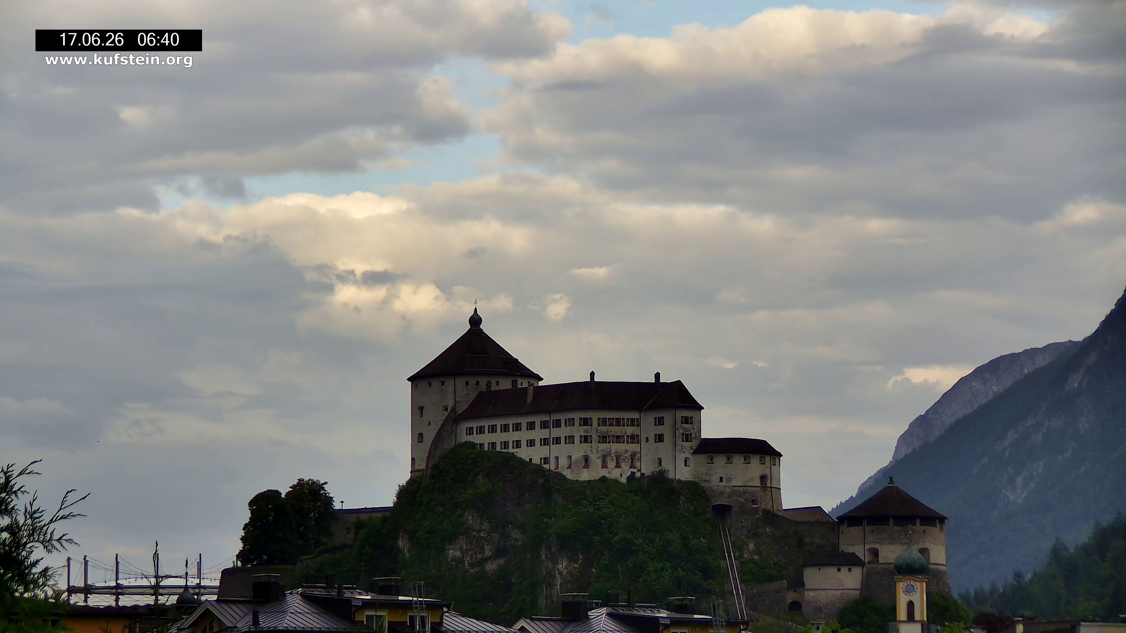 Archiv Foto Webcam Festung Kufstein