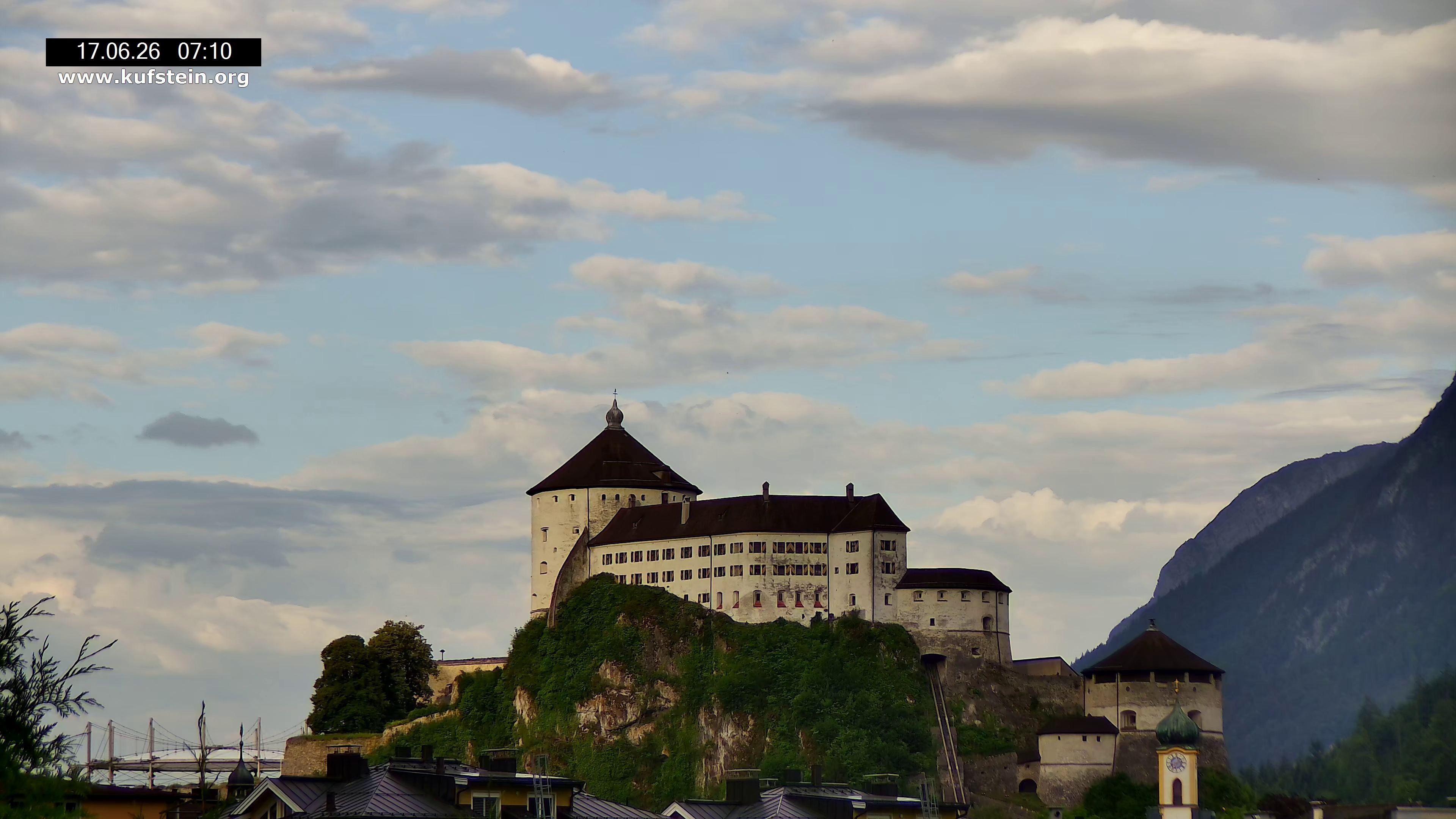 Archiv Foto Webcam Festung Kufstein
