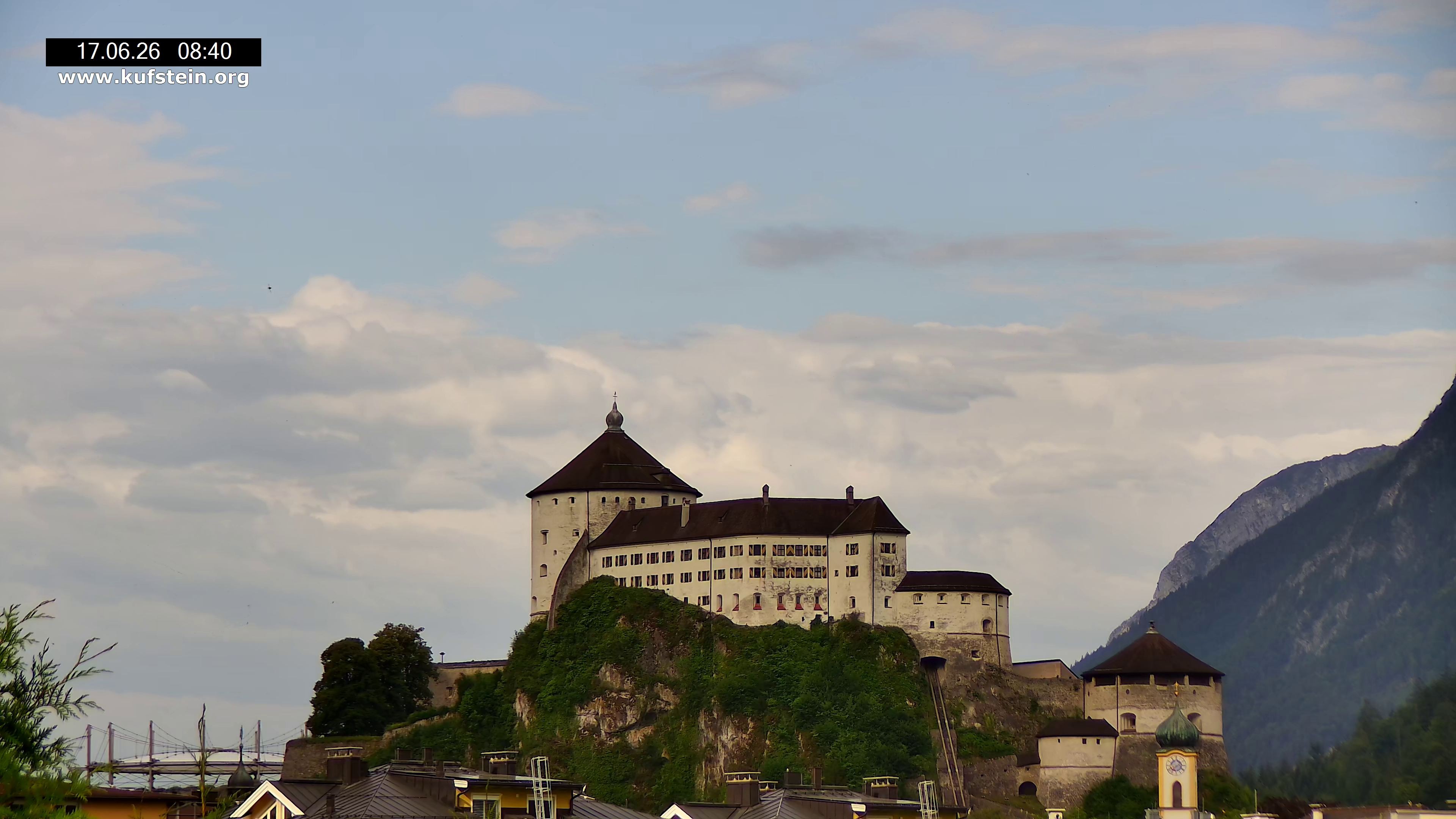 Archiv Foto Webcam Festung Kufstein
