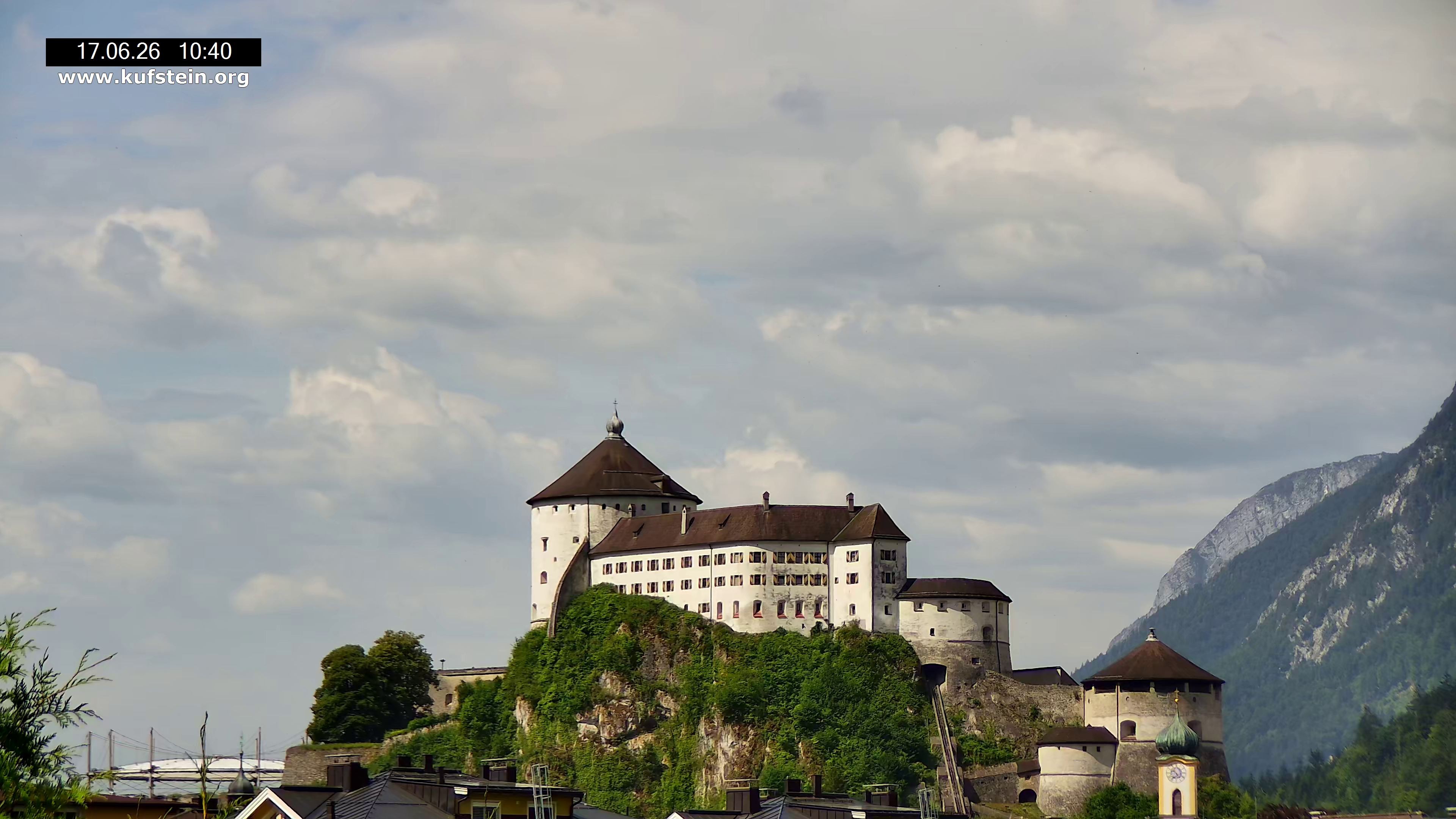 Archiv Foto Webcam Festung Kufstein