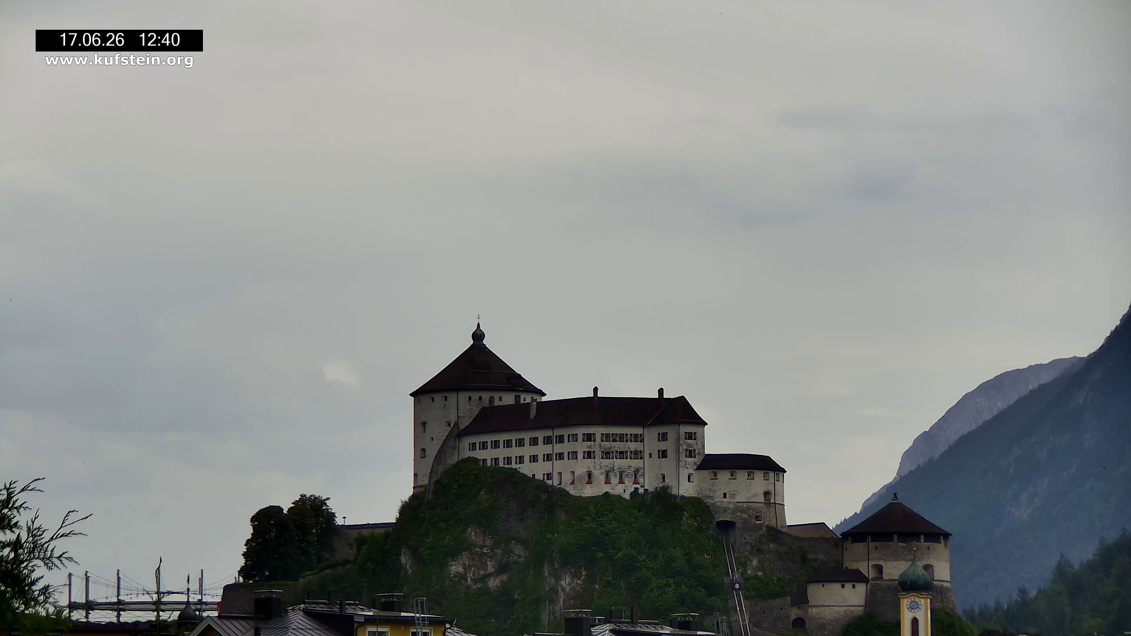 Archiv Foto Webcam Festung Kufstein
