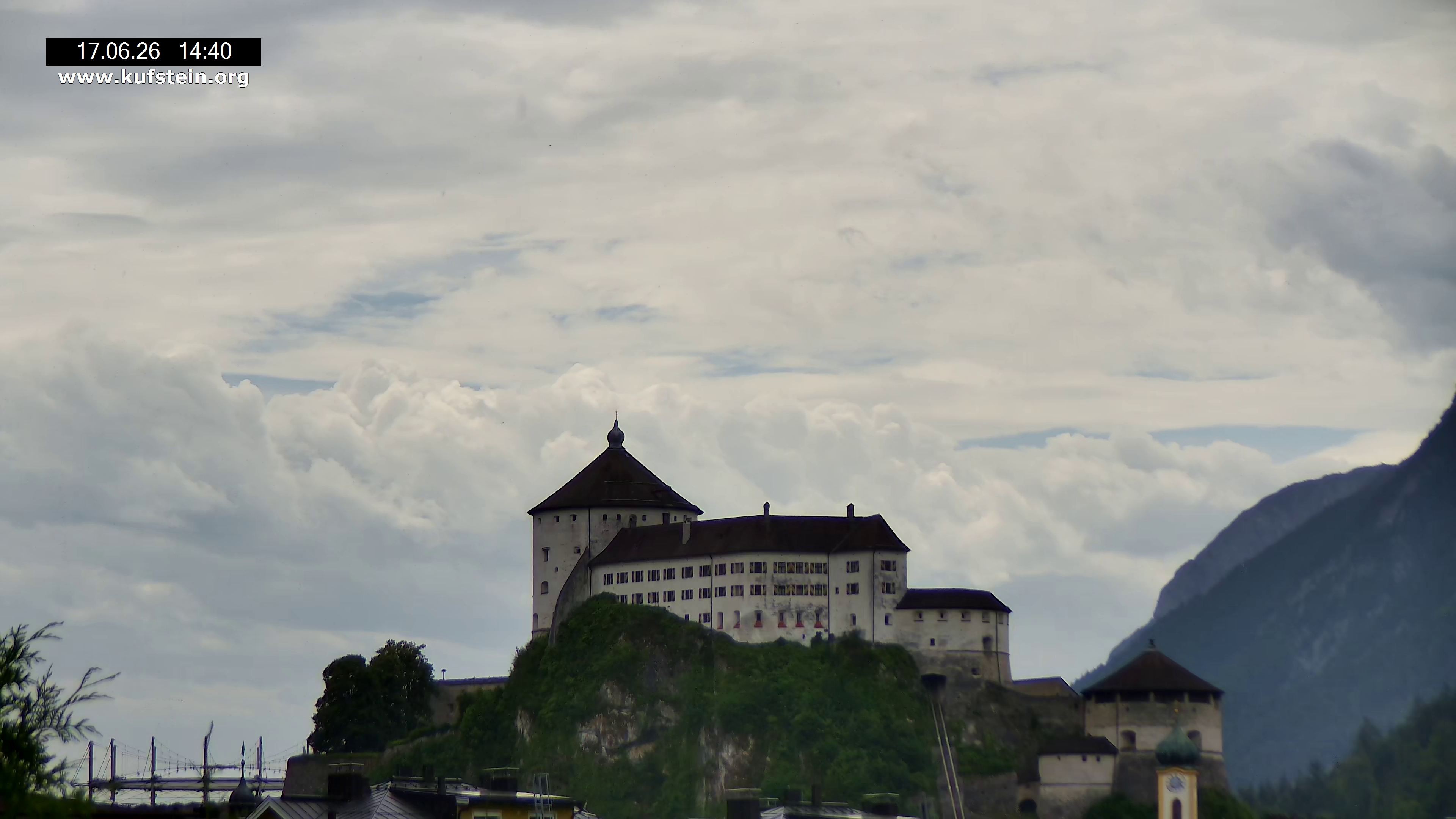 Archiv Foto Webcam Festung Kufstein