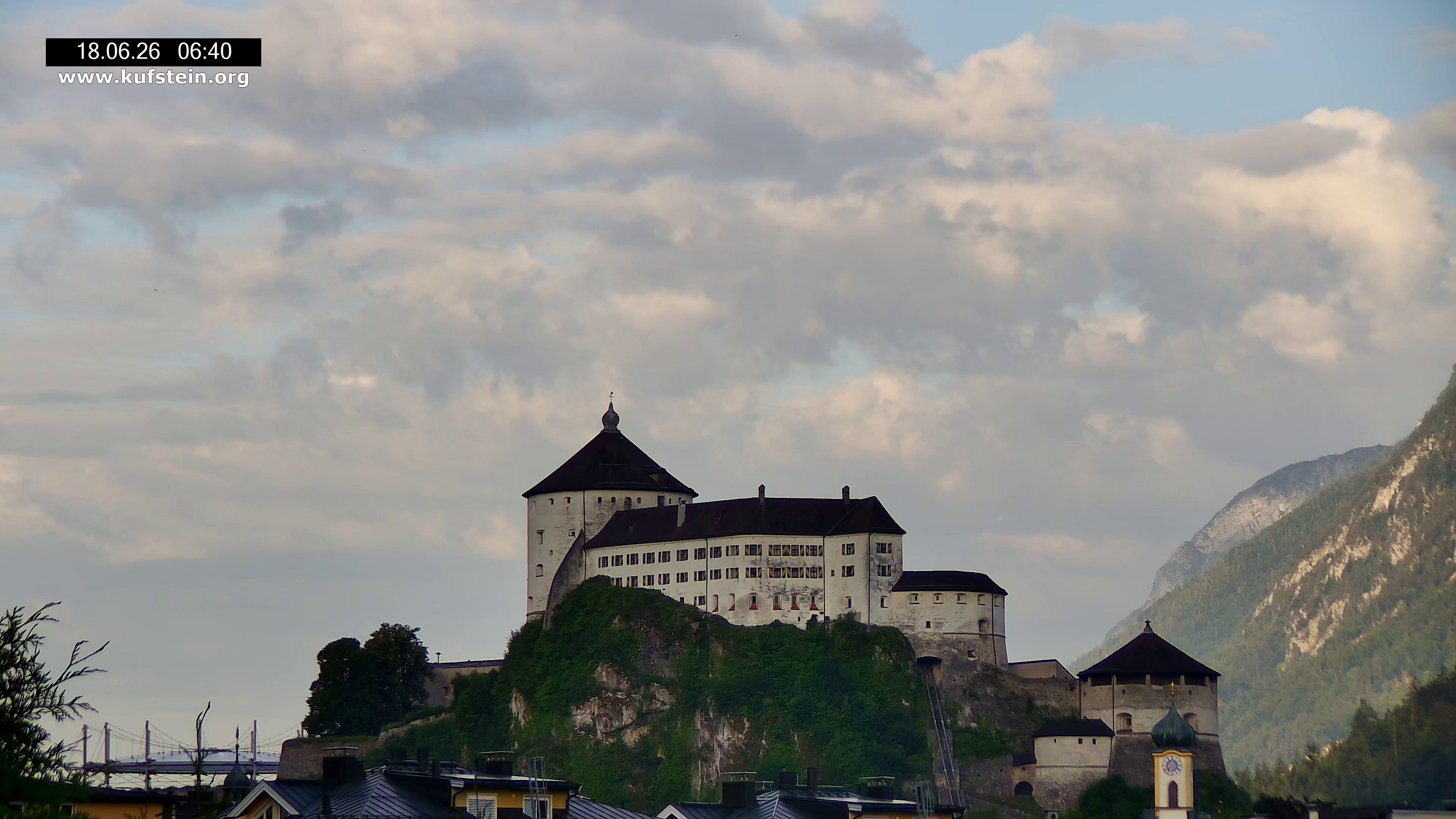 Archiv Foto Webcam Festung Kufstein