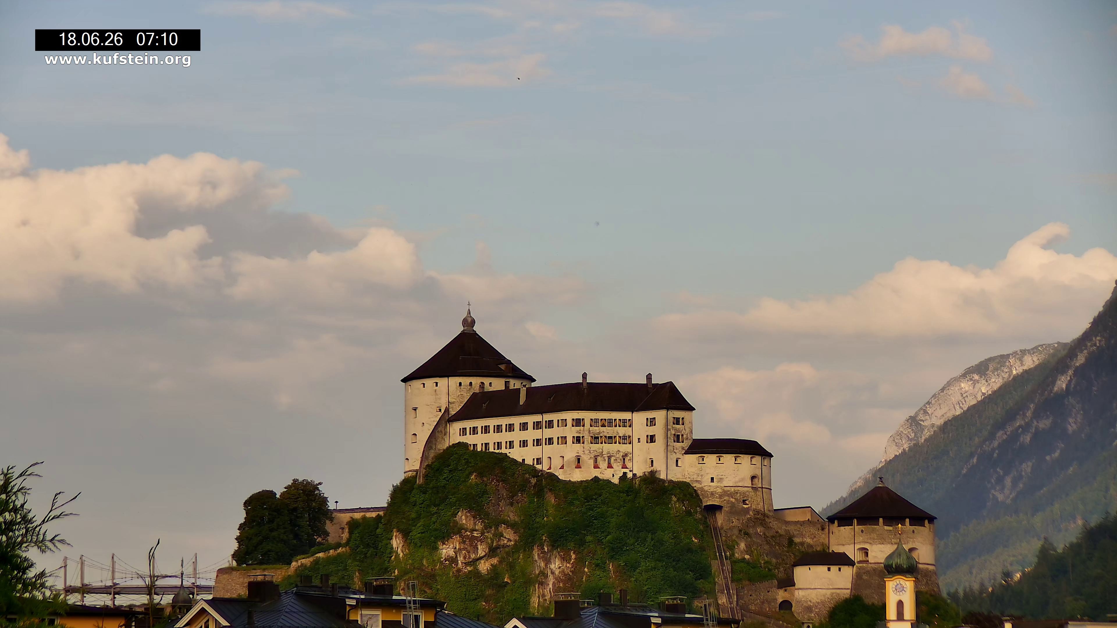 Archiv Foto Webcam Festung Kufstein