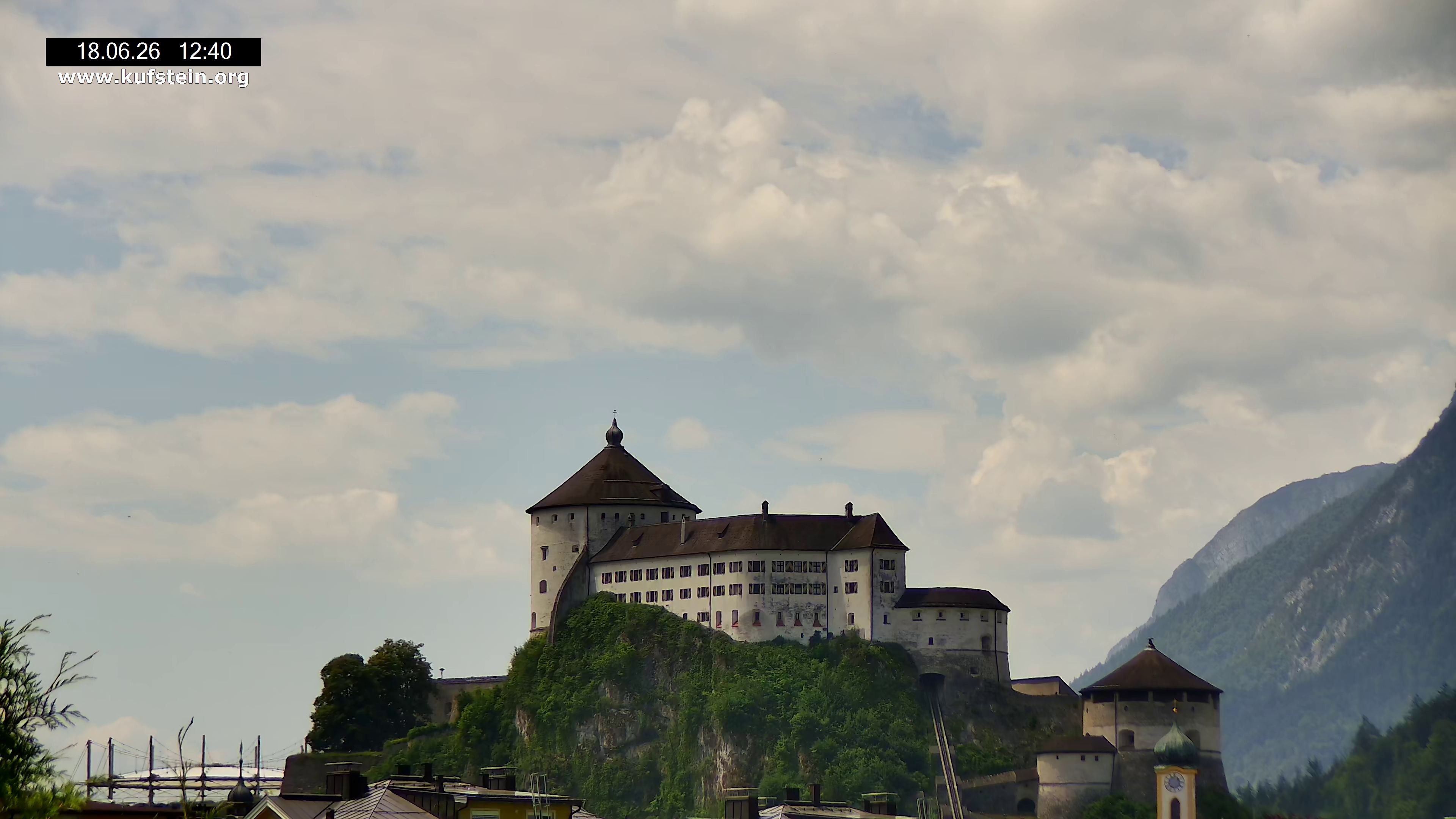 Archiv Foto Webcam Festung Kufstein