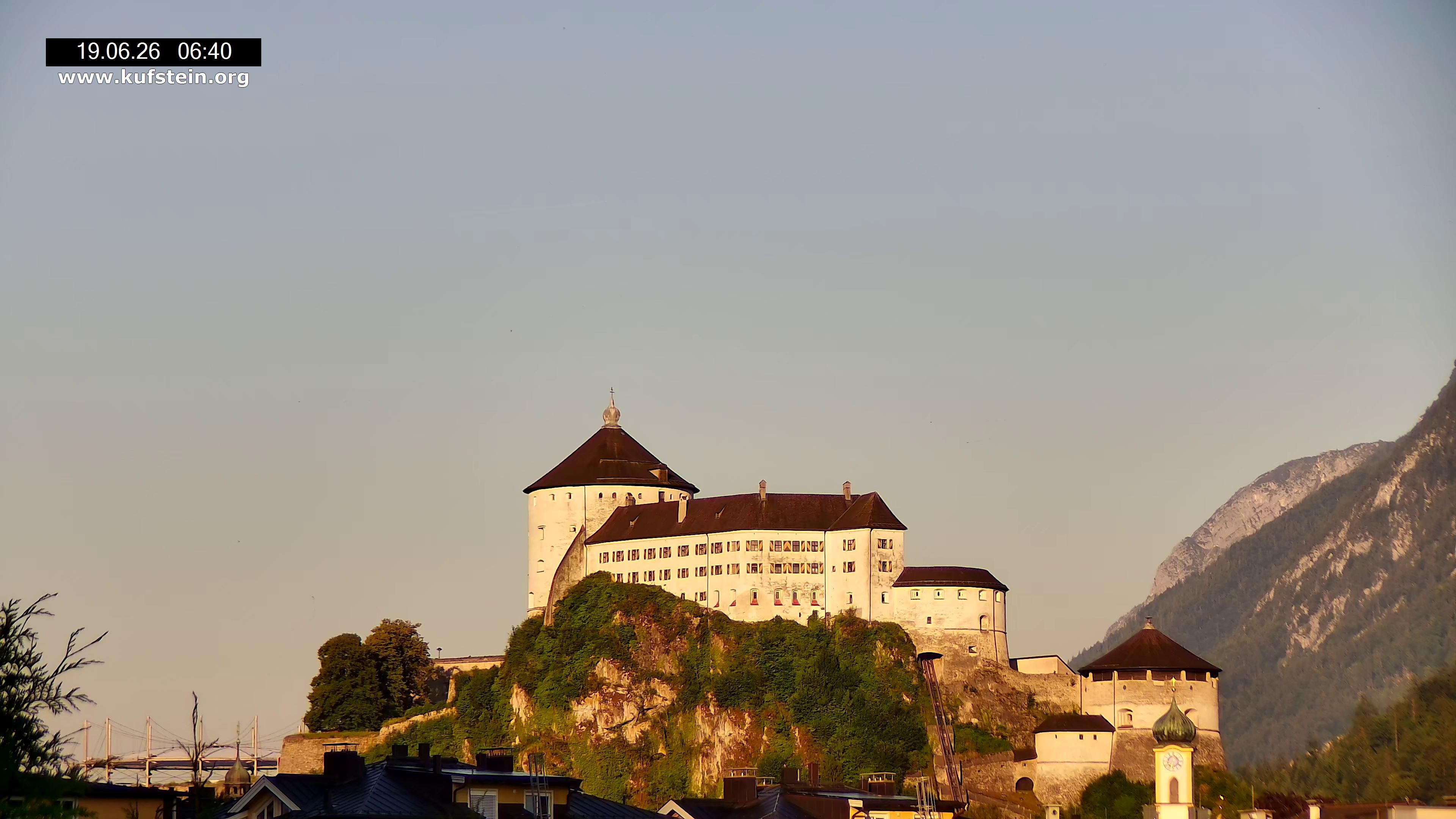 Archiv Foto Webcam Festung Kufstein