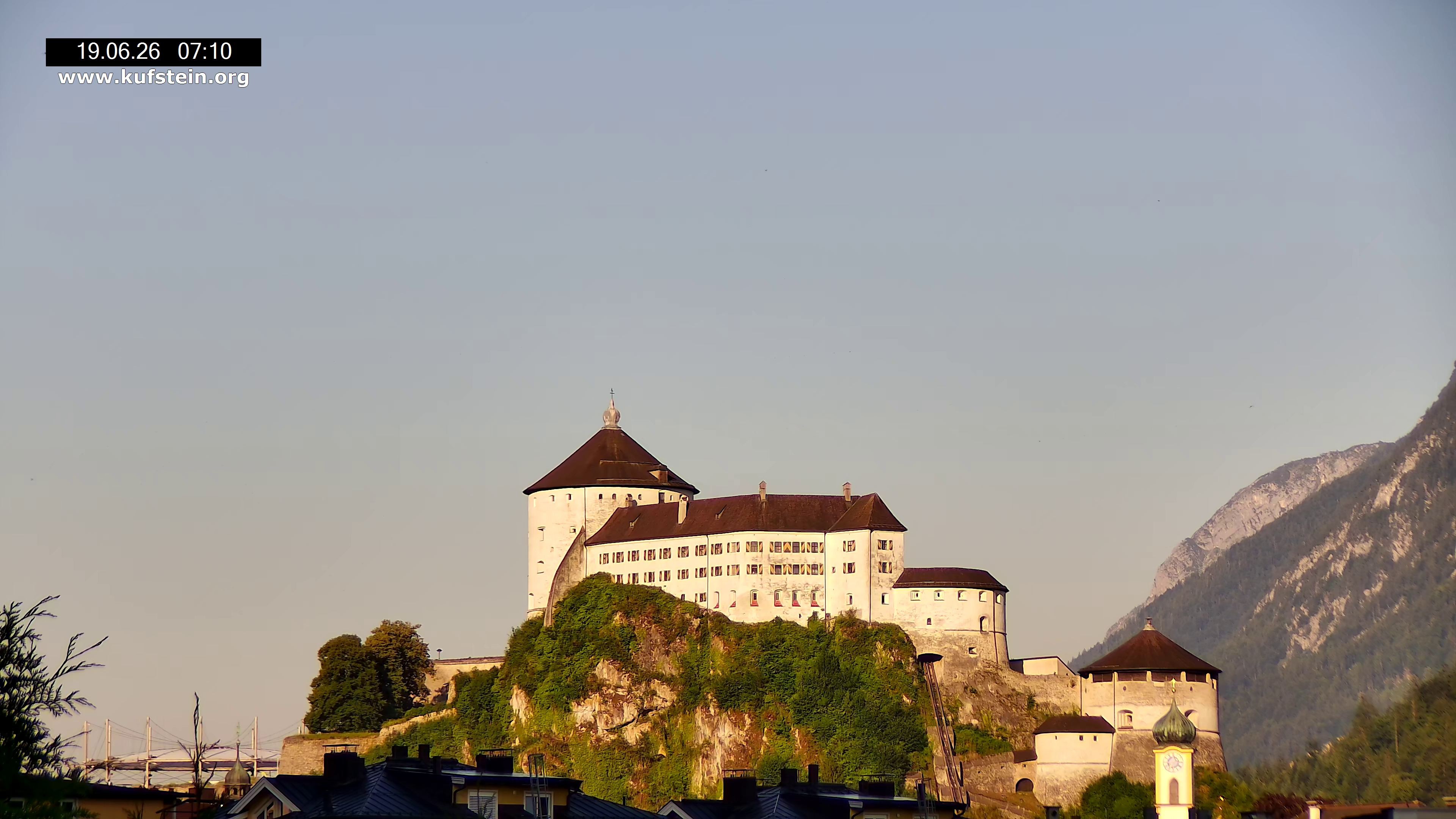 Archiv Foto Webcam Festung Kufstein