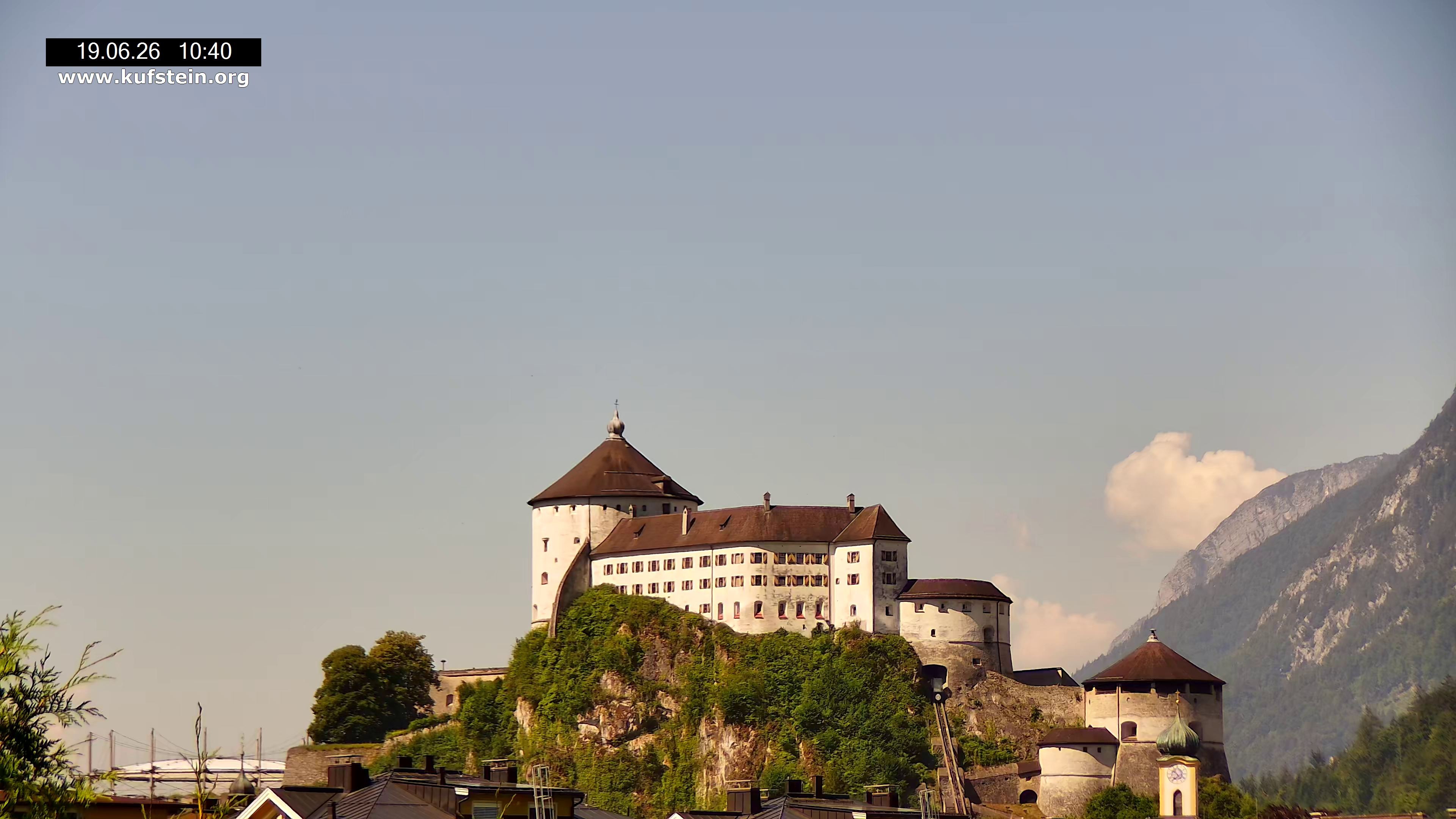 Archiv Foto Webcam Festung Kufstein