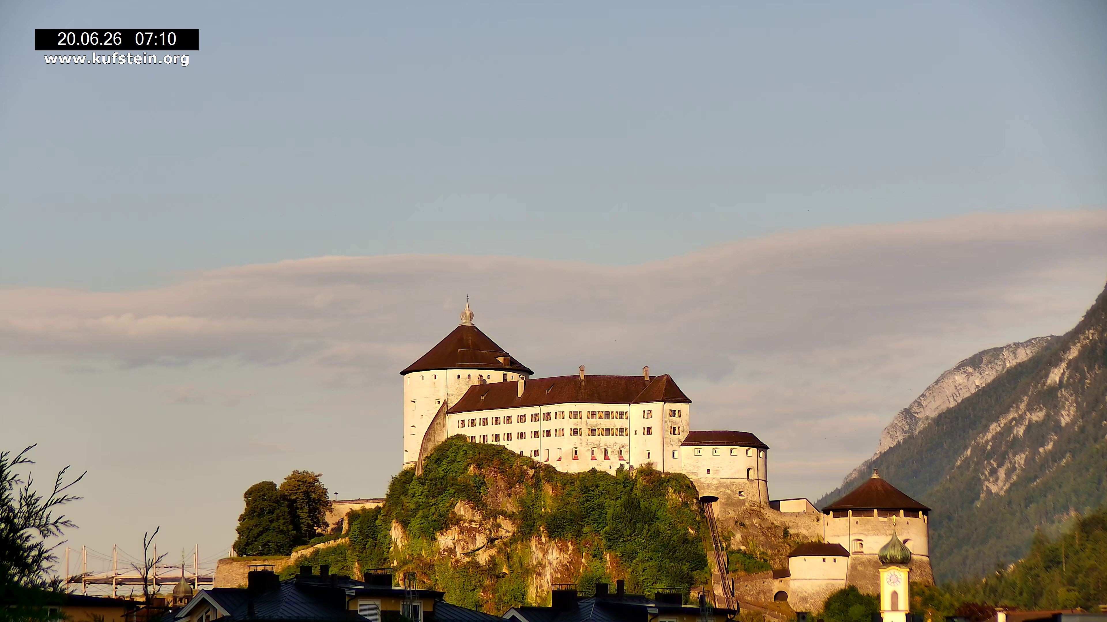 Archiv Foto Webcam Festung Kufstein