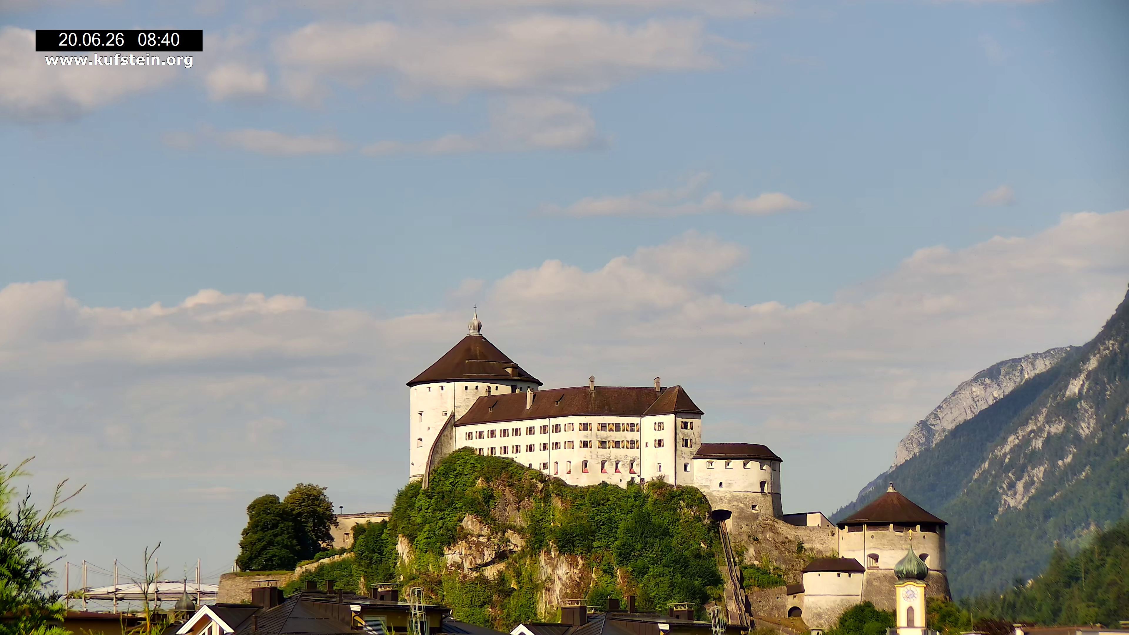 Archiv Foto Webcam Festung Kufstein