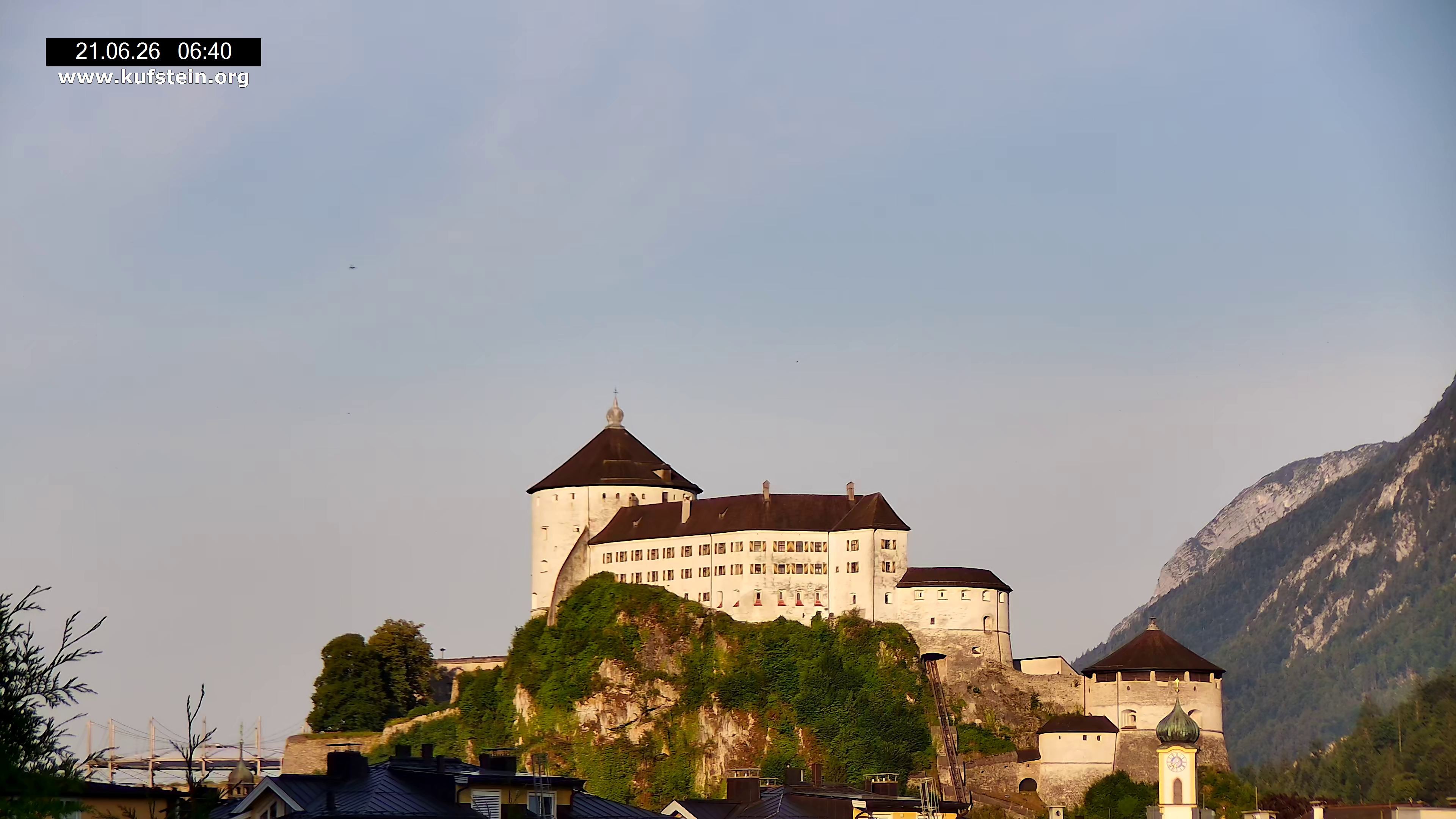 Archiv Foto Webcam Festung Kufstein