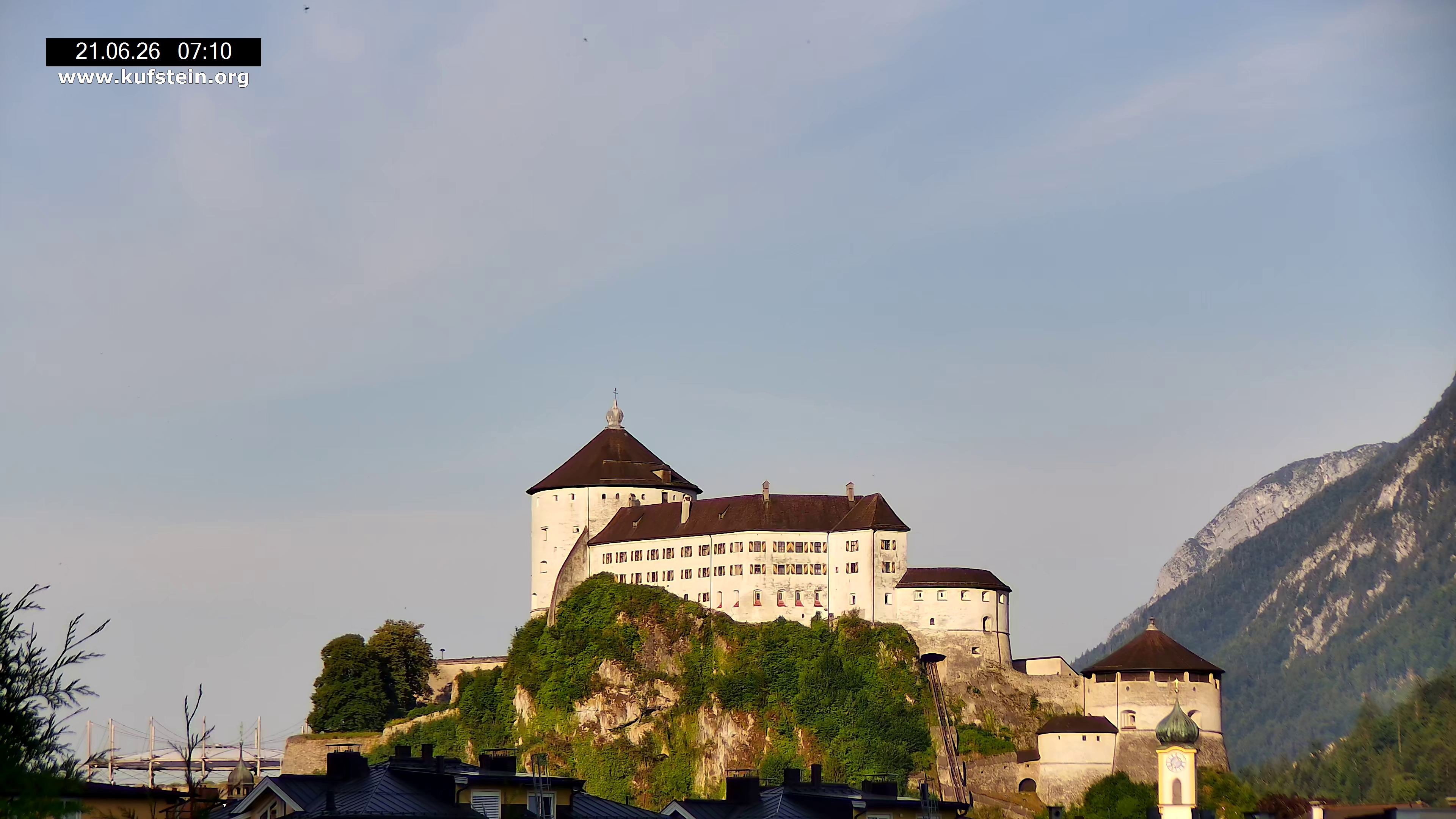 Archiv Foto Webcam Festung Kufstein