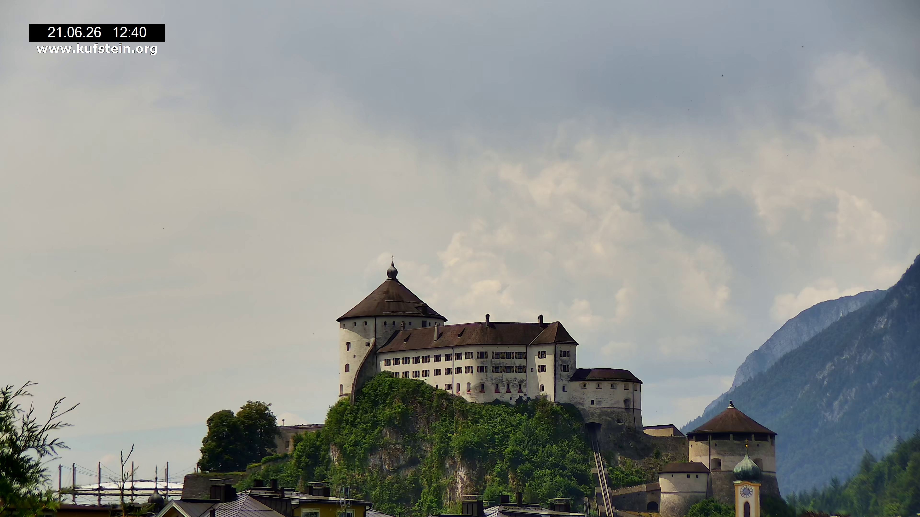 Archiv Foto Webcam Festung Kufstein