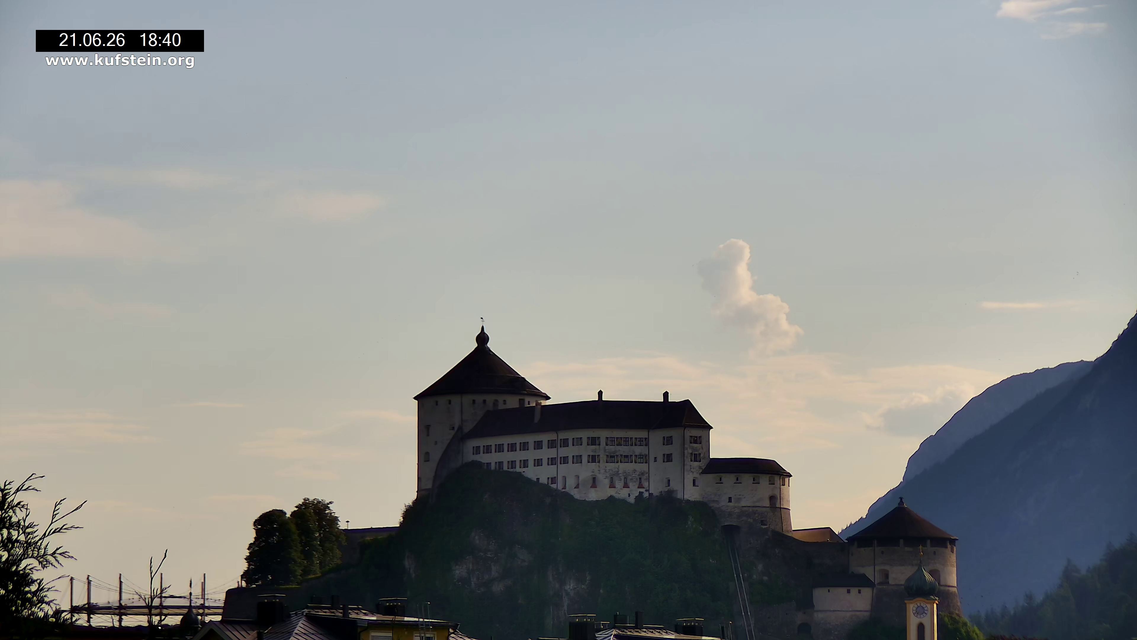 Archiv Foto Webcam Festung Kufstein