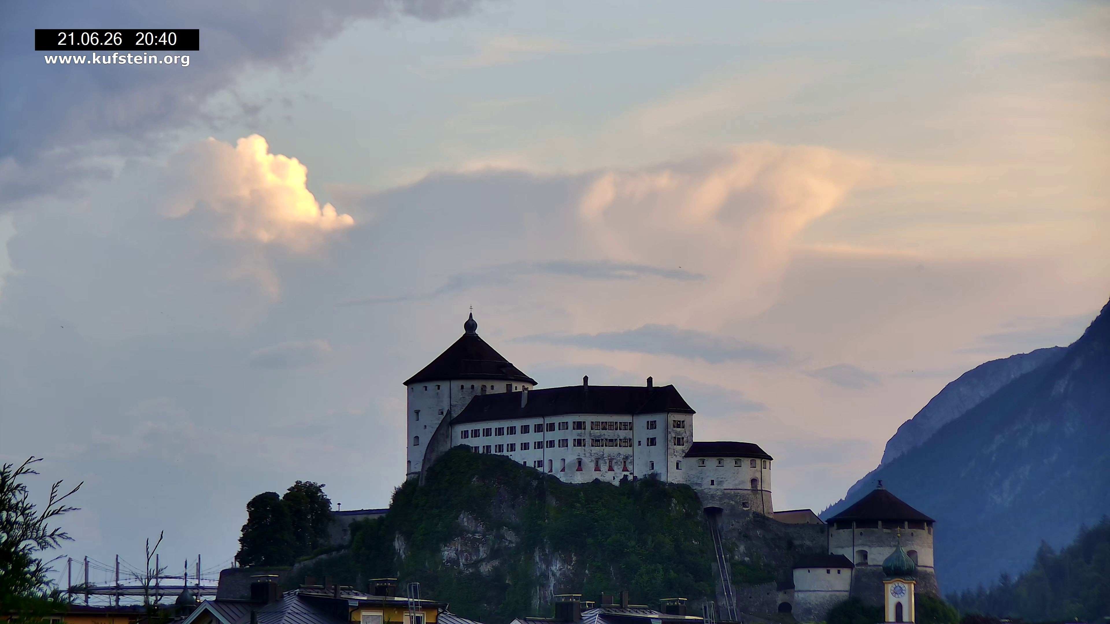 Archiv Foto Webcam Festung Kufstein
