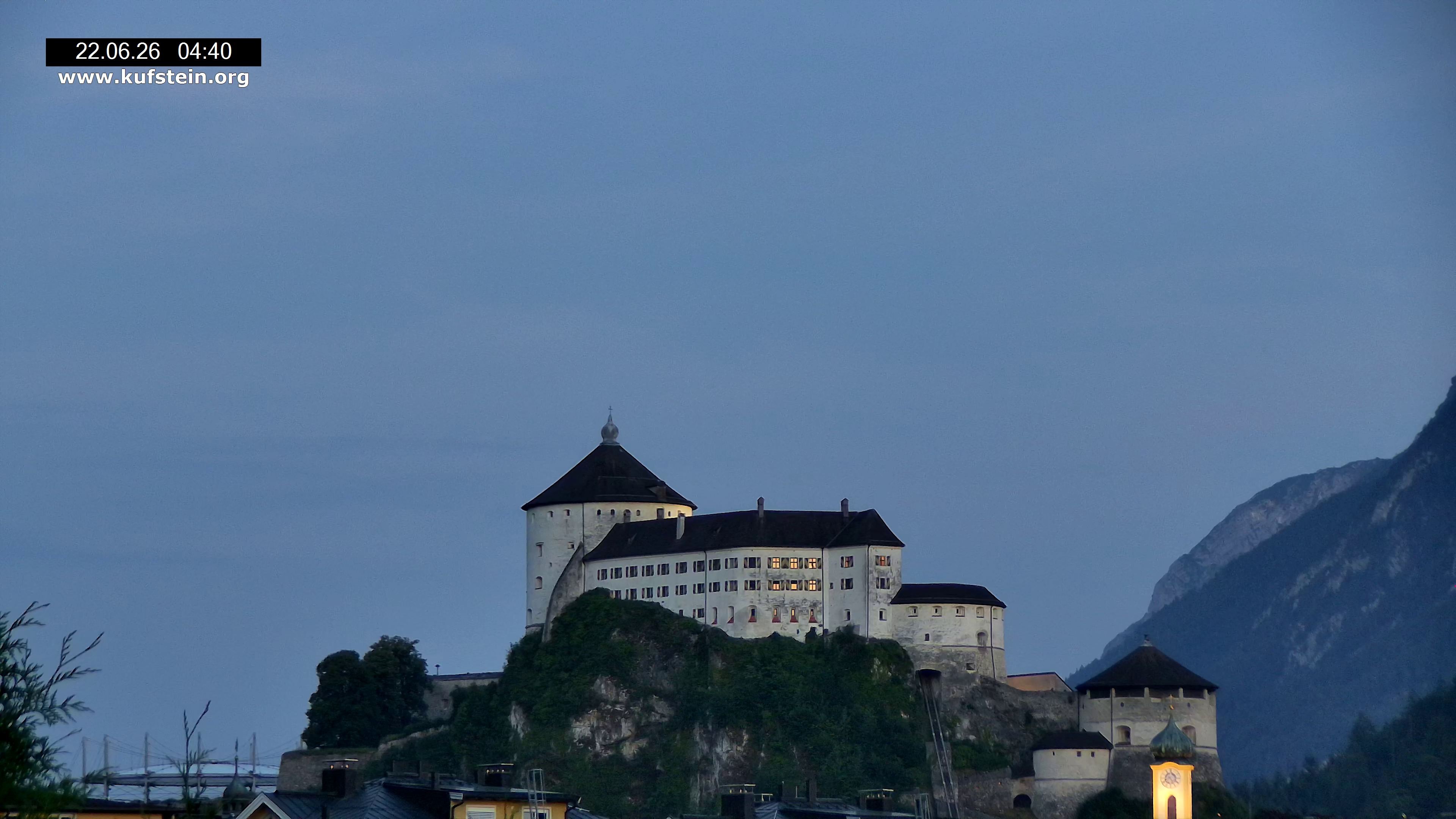 Archiv Foto Webcam Festung Kufstein