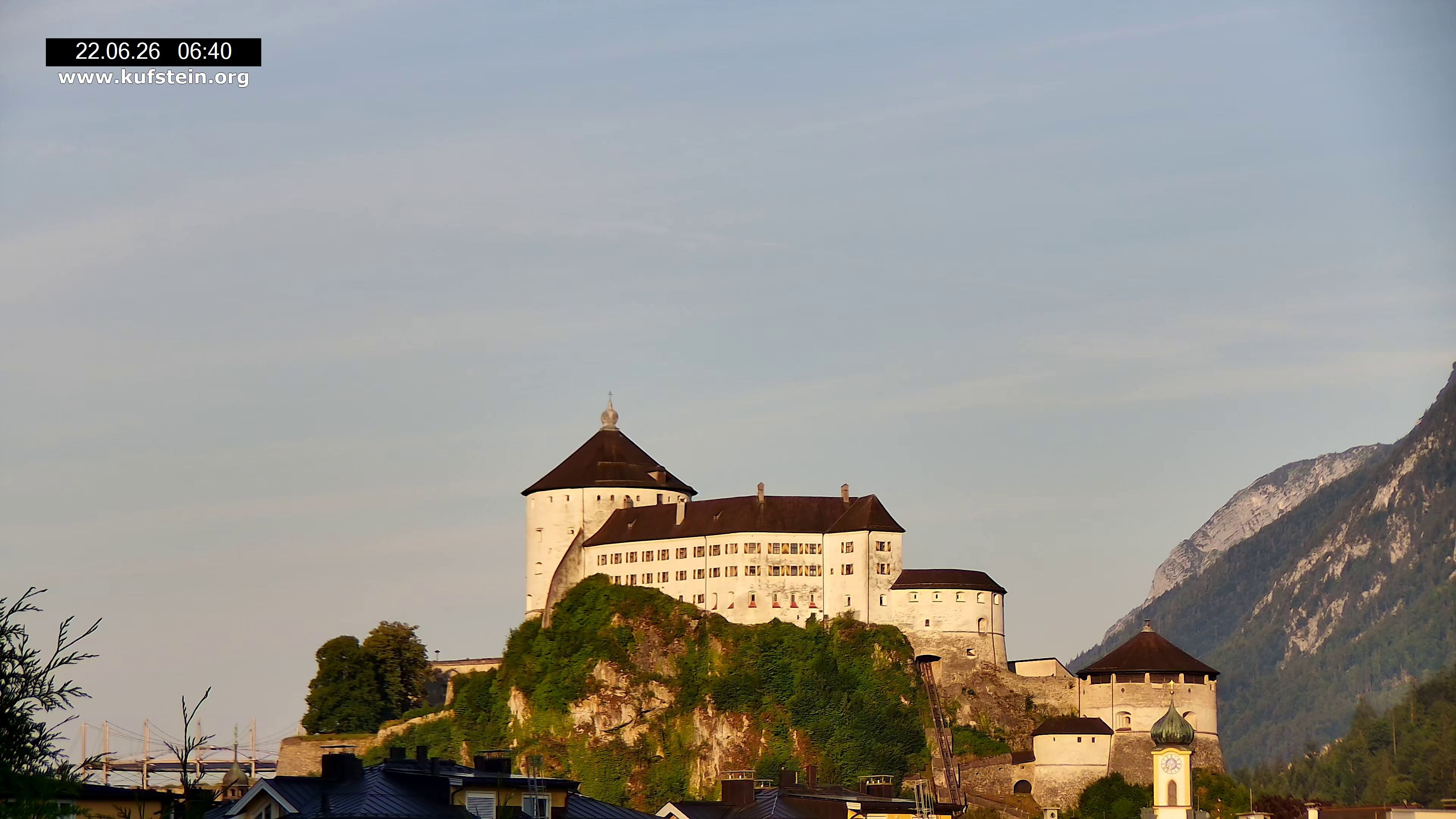 Archiv Foto Webcam Festung Kufstein