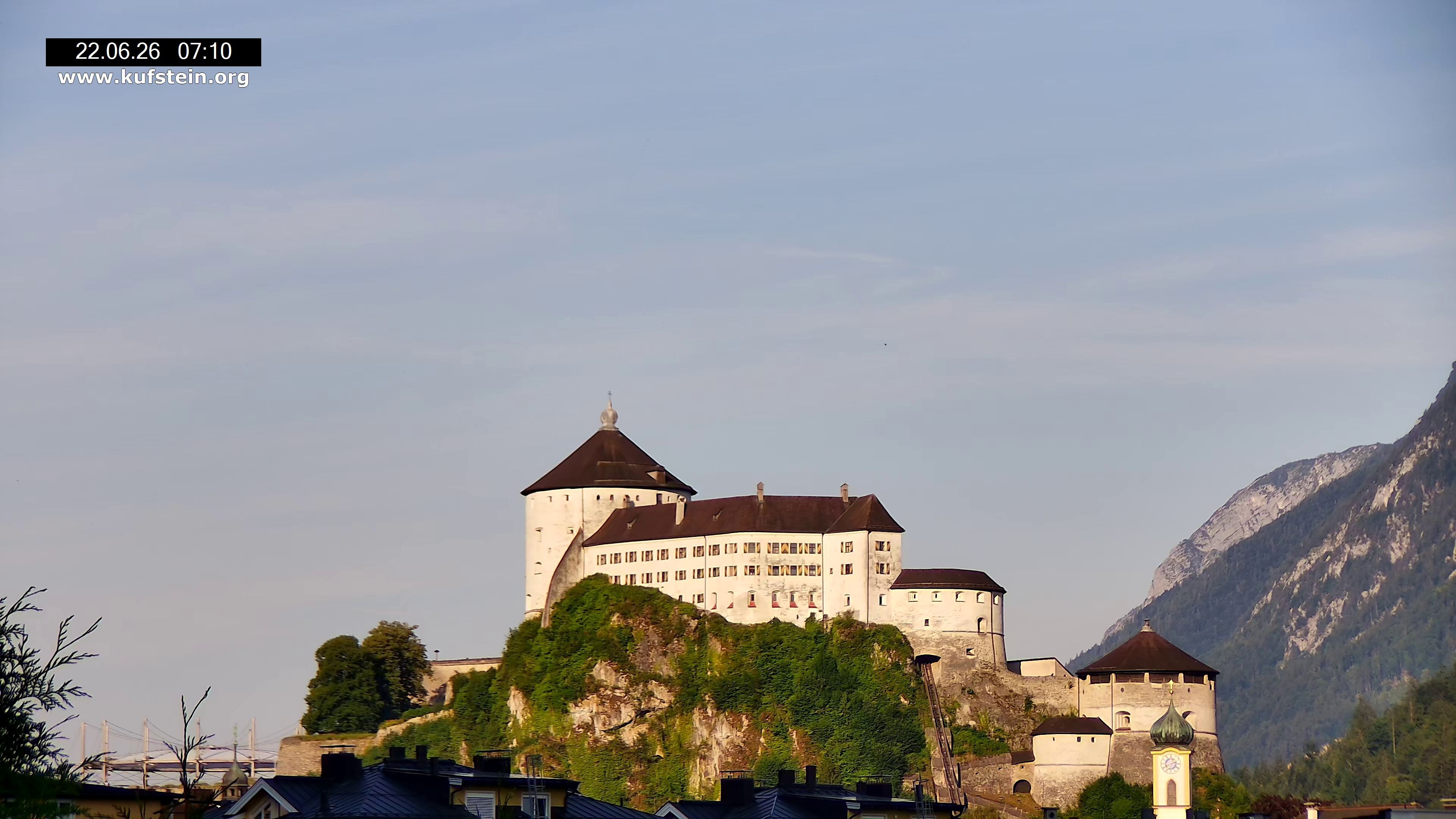 Archiv Foto Webcam Festung Kufstein