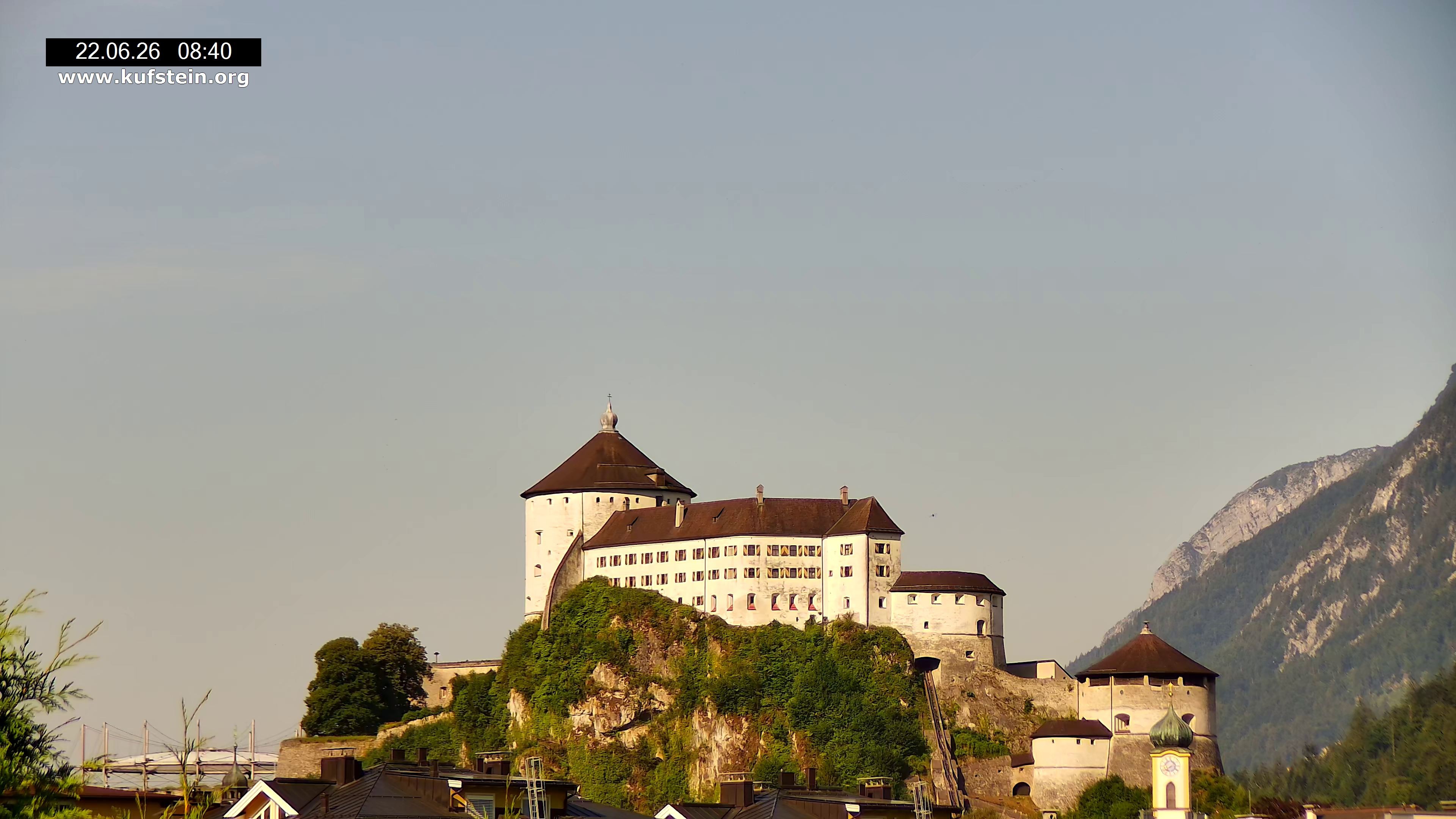 Archiv Foto Webcam Festung Kufstein