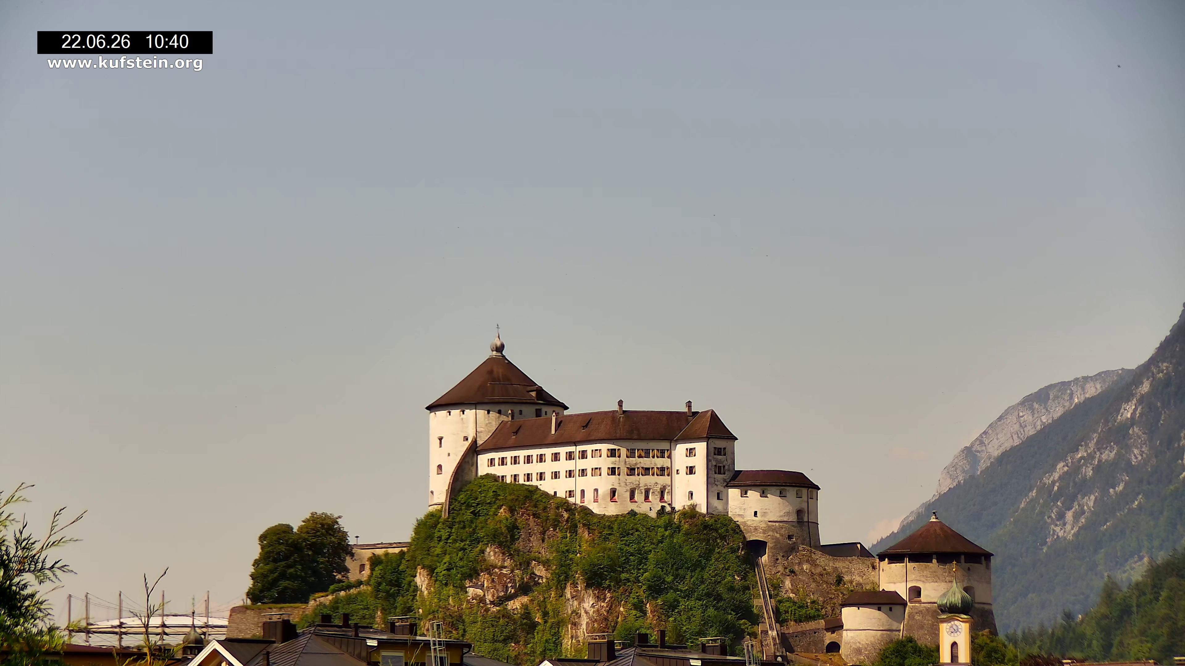 Archived image Webcam Kufstein Fortress