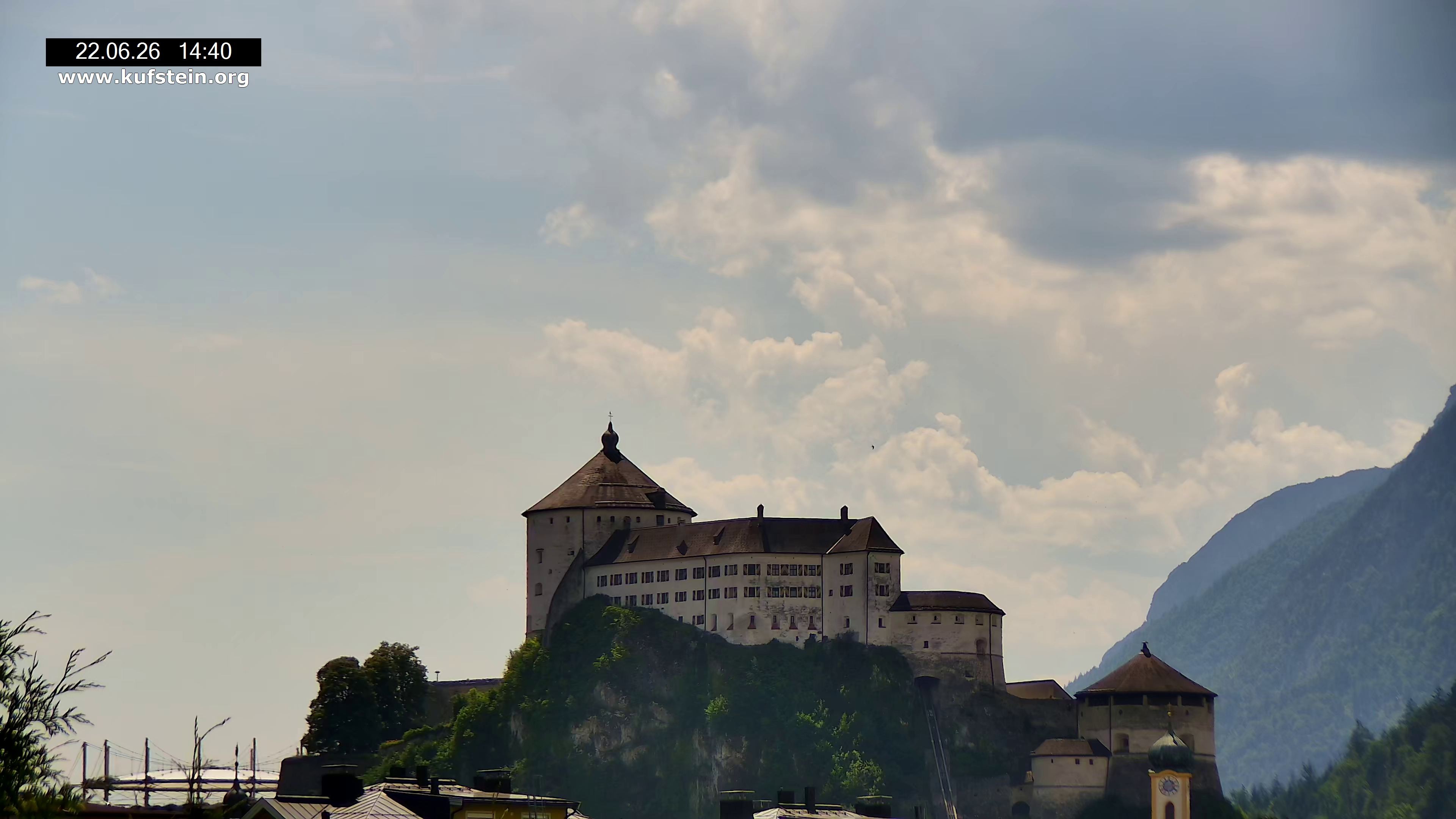 Archiv Foto Webcam Festung Kufstein
