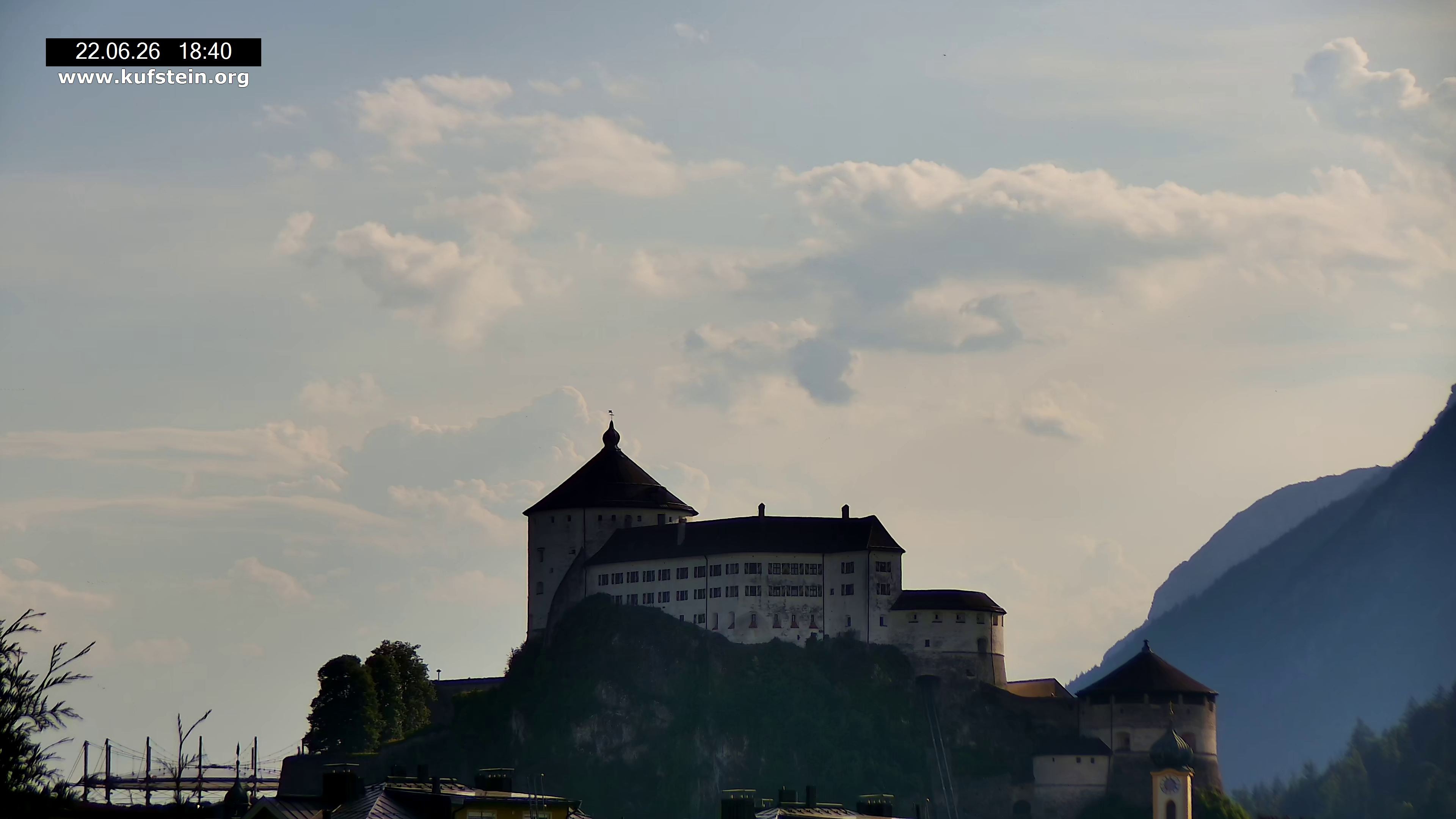 Archiv Foto Webcam Festung Kufstein