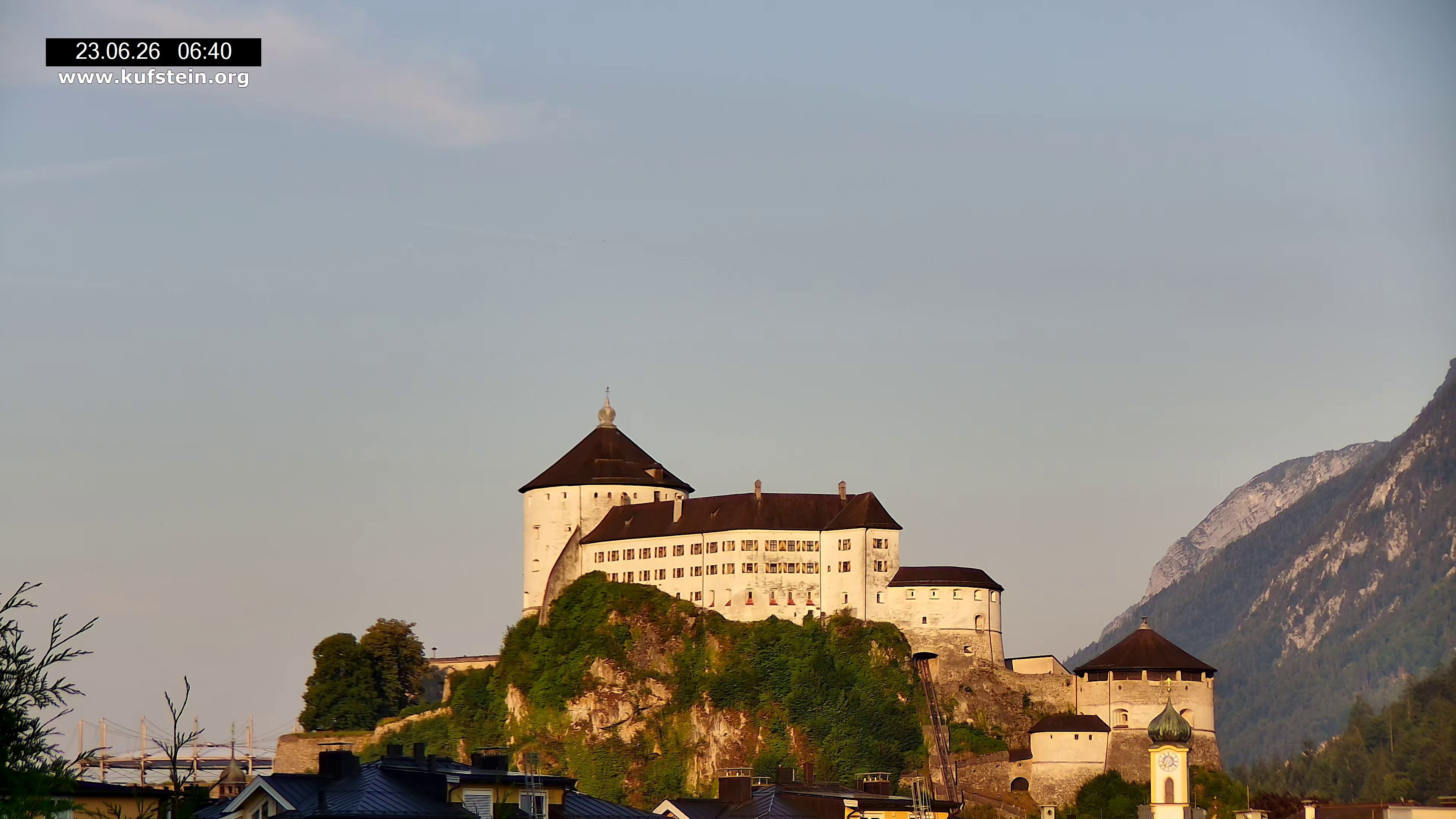 Archiv Foto Webcam Festung Kufstein
