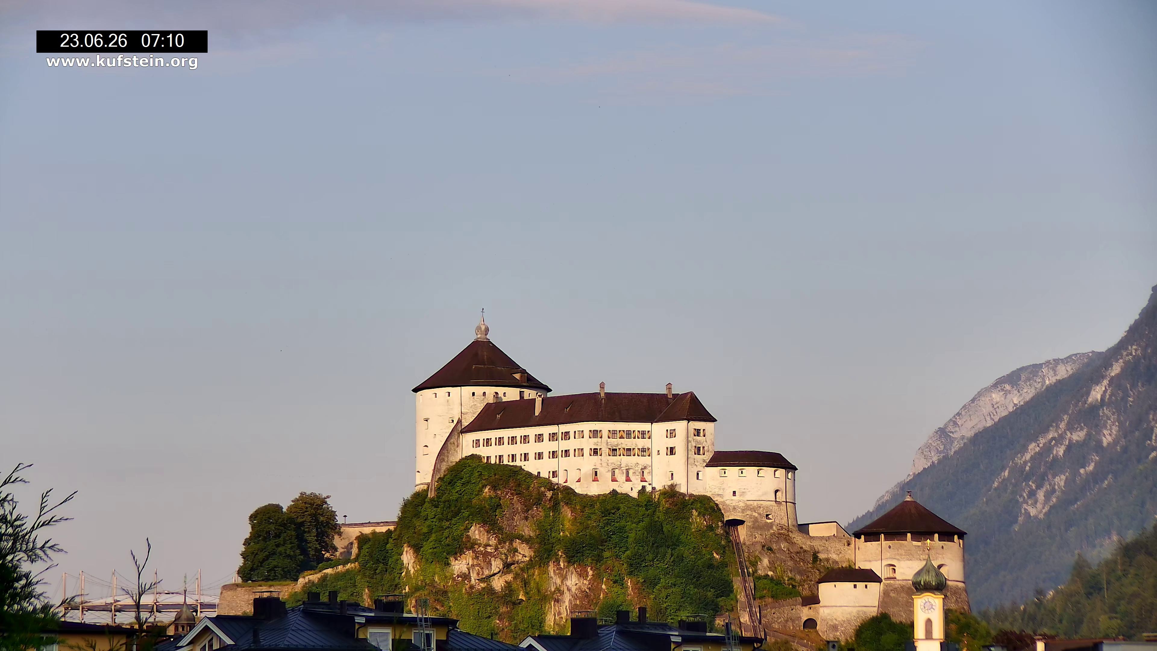 Archiv Foto Webcam Festung Kufstein