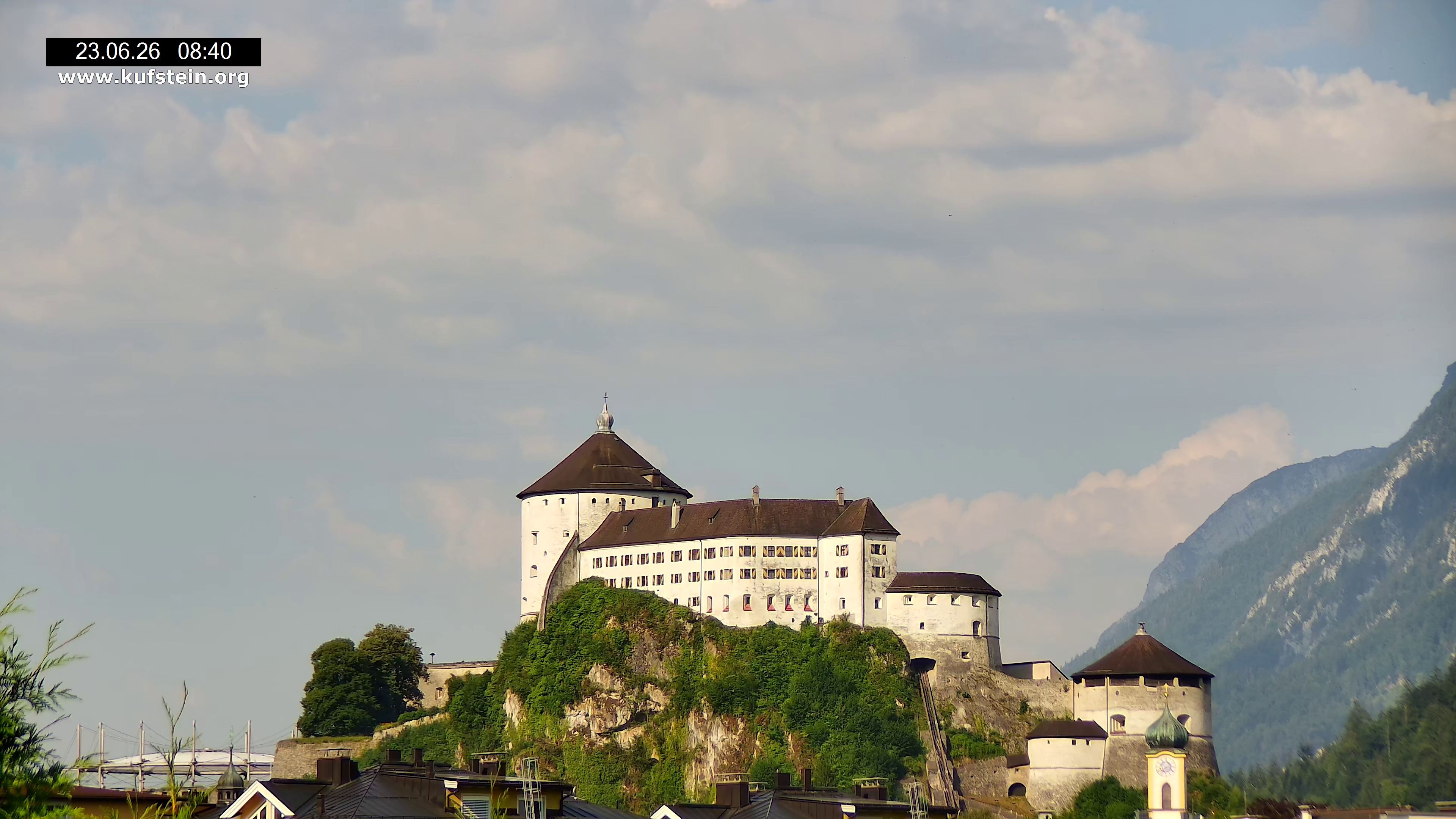 Archiv Foto Webcam Festung Kufstein